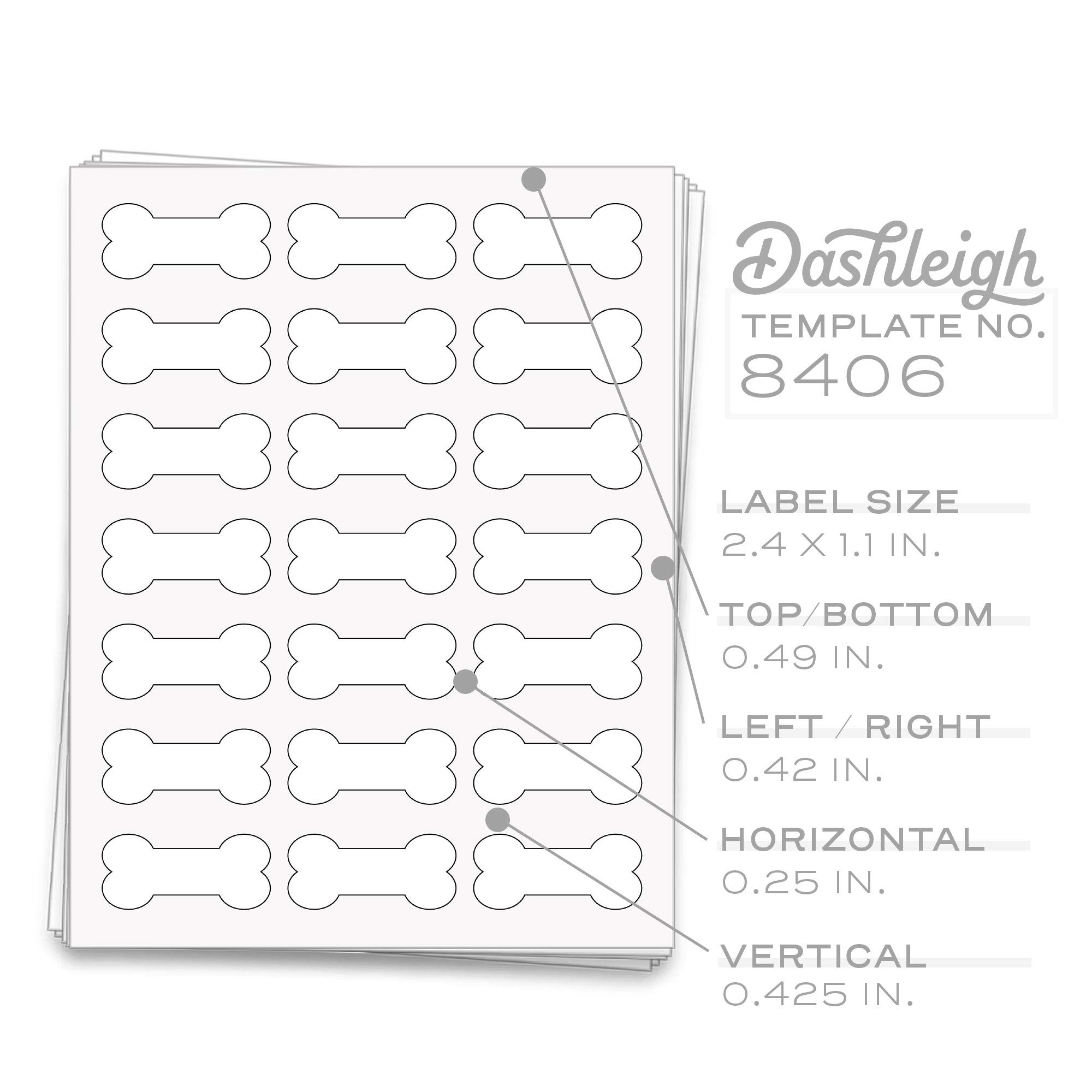 Amazon Printable Dog Bone Labels 2 4 X 1 1 Inches Brown Kraft 105 Labels Office Products