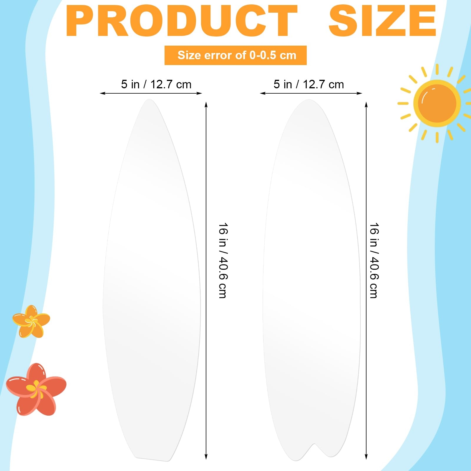 Surfboard Printable Templates