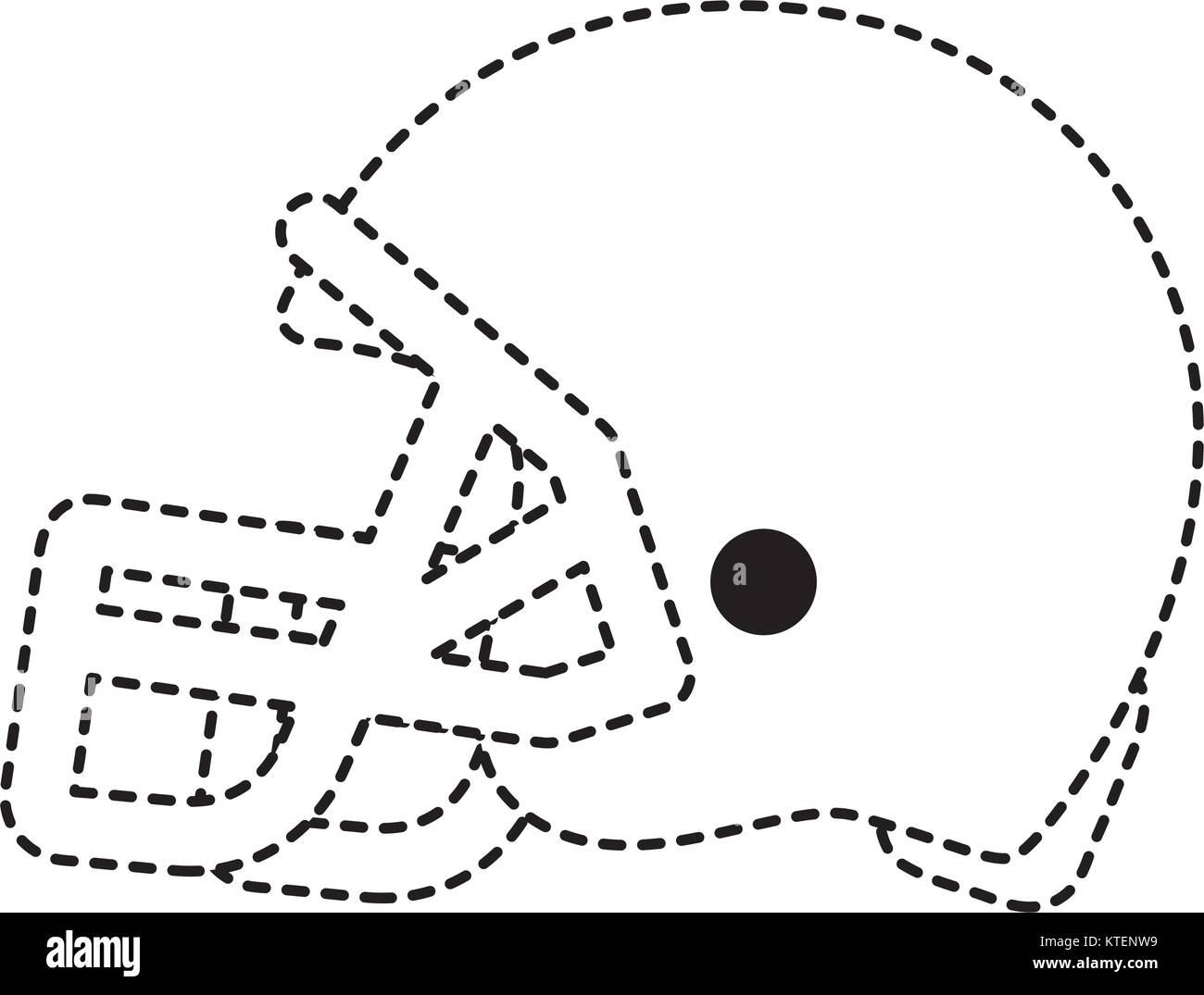 American Football Helmet Side View Stock Vector Images Alamy American Football Helmet Side View Stock Vector Images Alamy