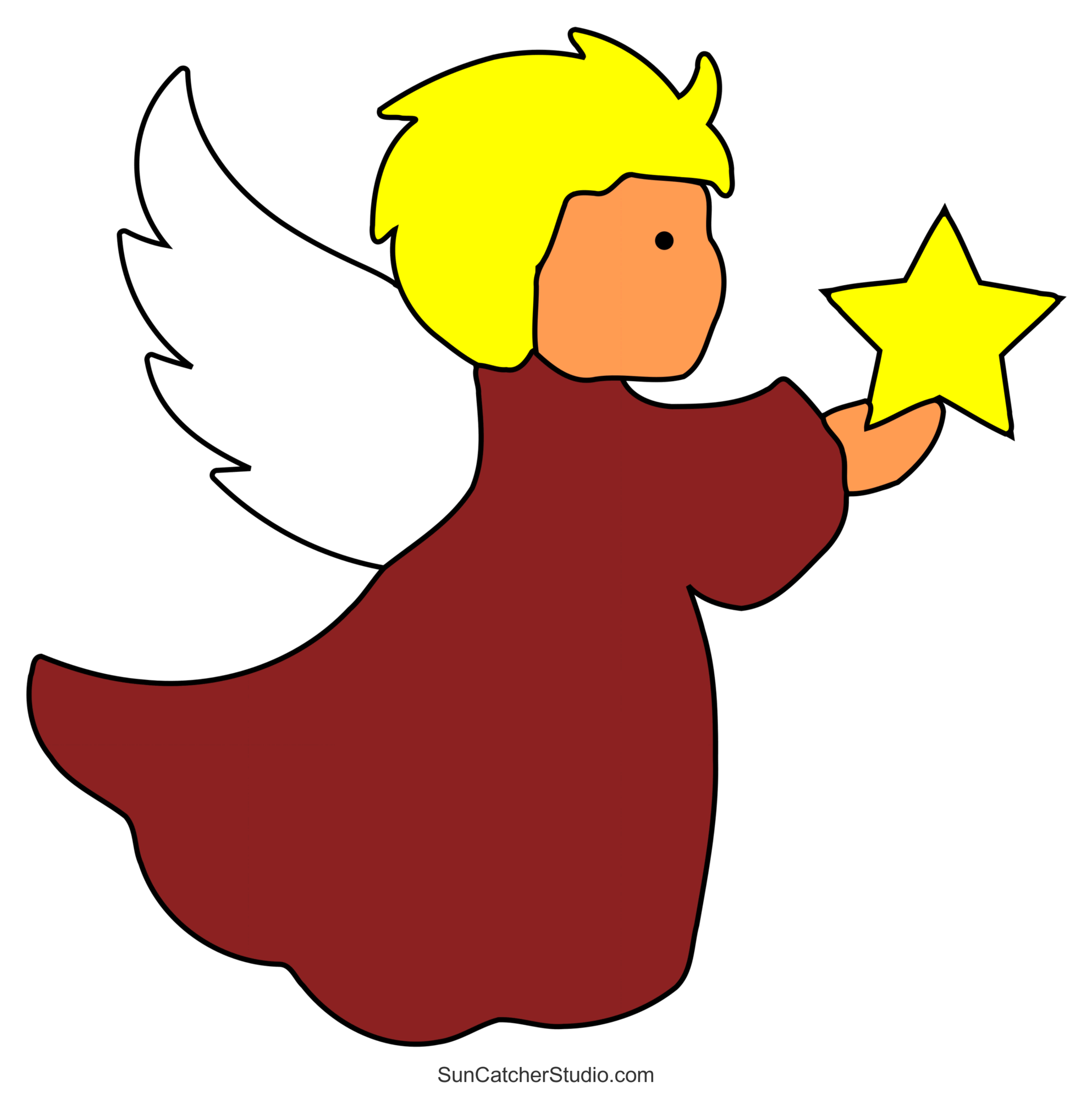 Angel Template Printable