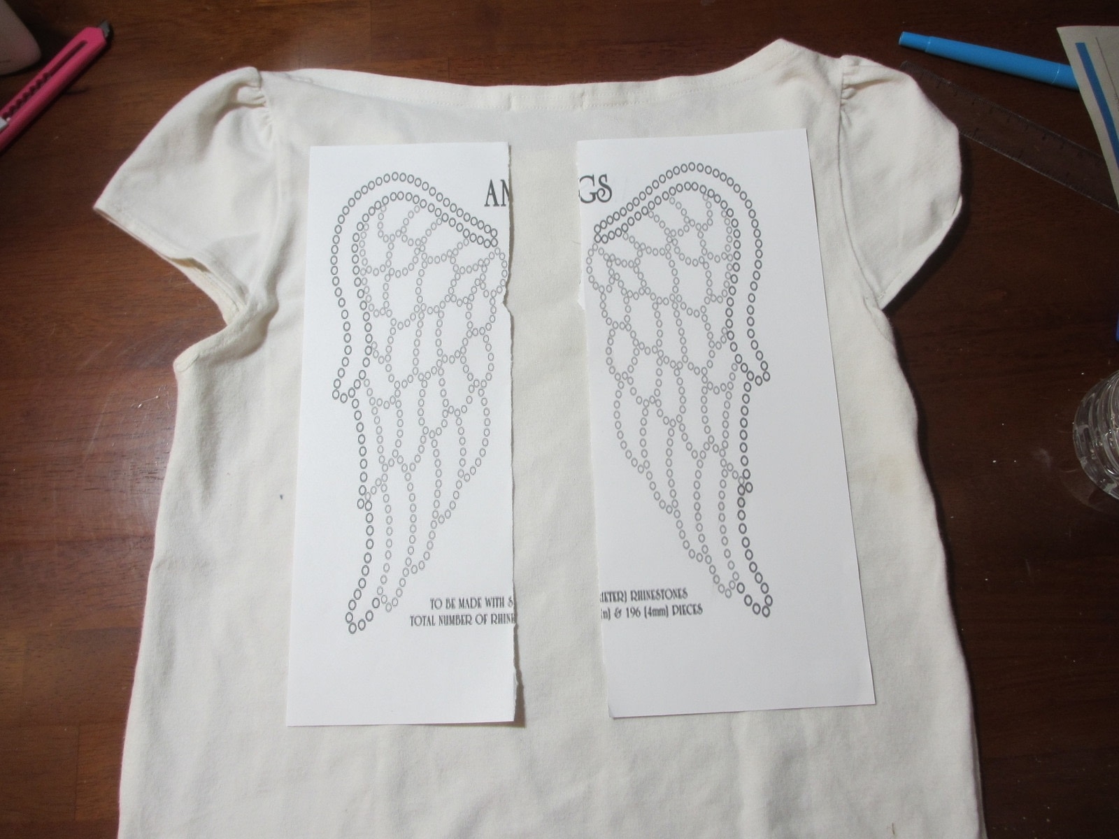 Printable Angel Wings Template