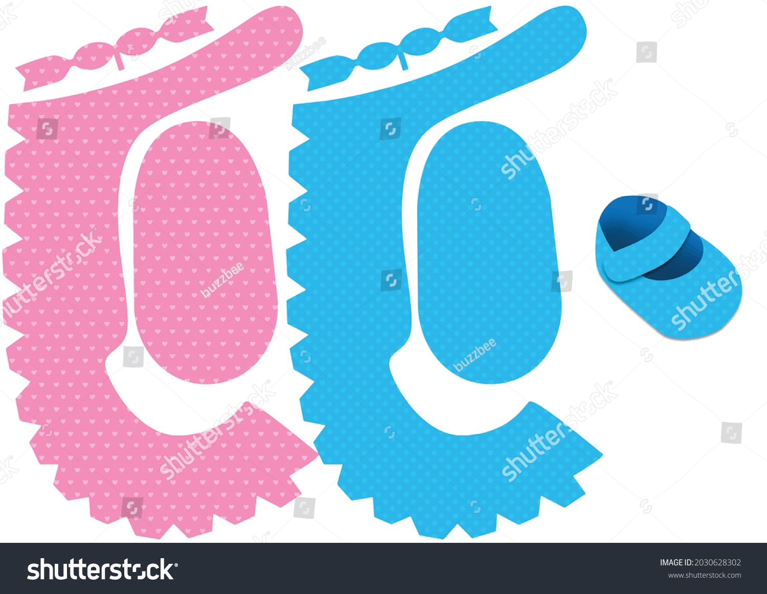 Baby Shoes Booties 3d Printable Gift Stock Vector Royalty Free 2030628302 Shutterstock