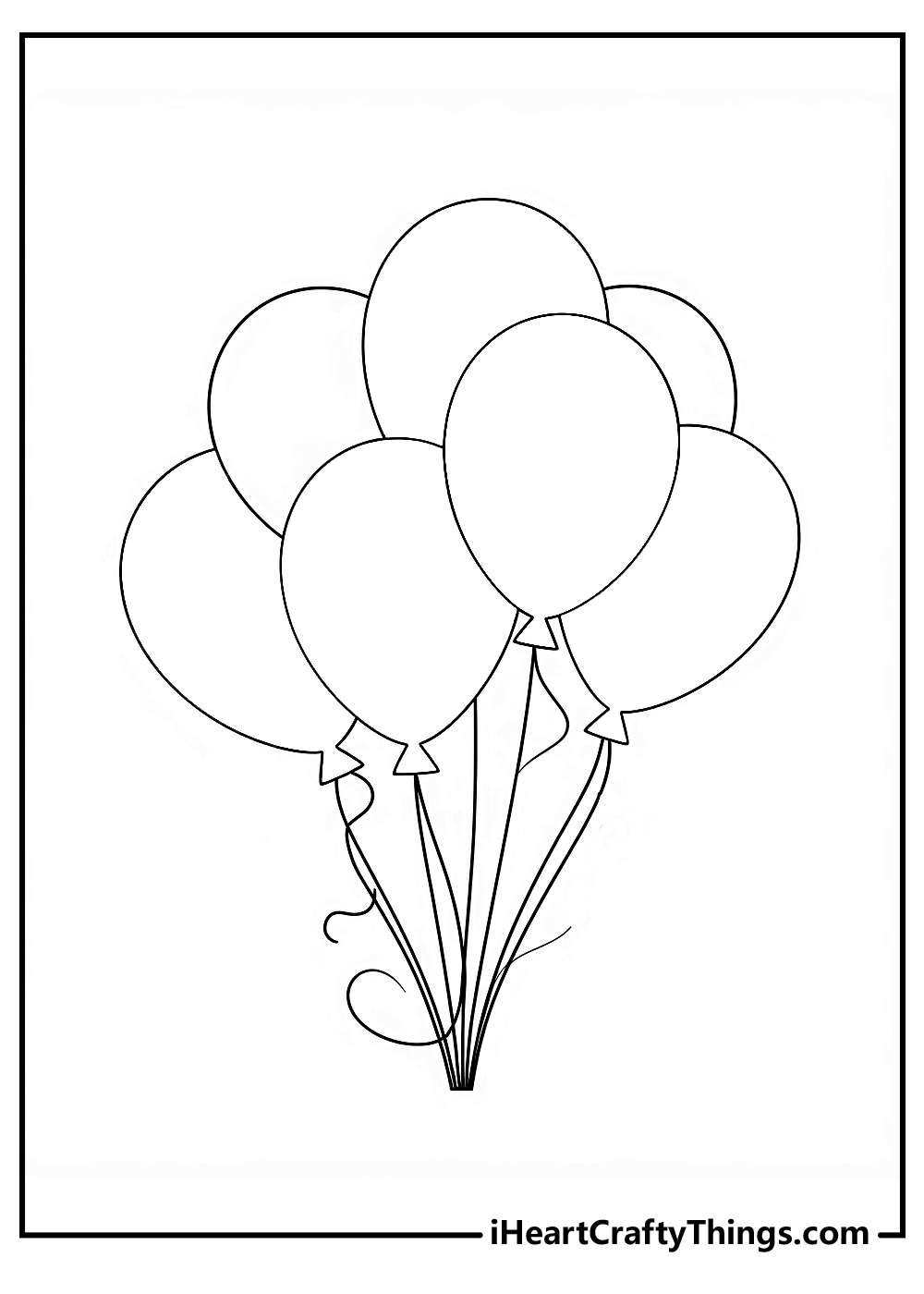 Balloons Coloring Pages 100 Free Printables Worksheets Library
