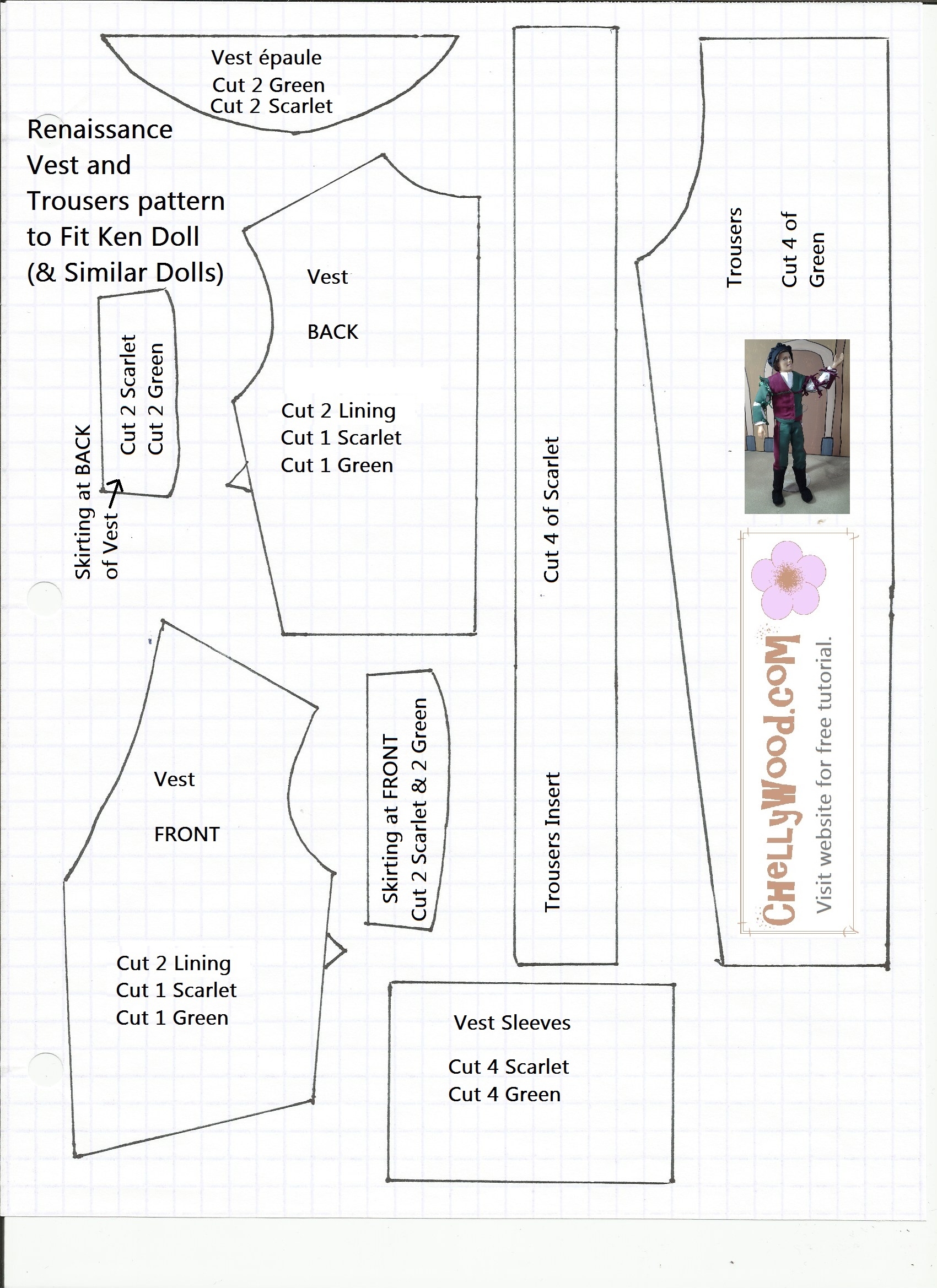 Barbie Clothes Pattern Free New Arrivals