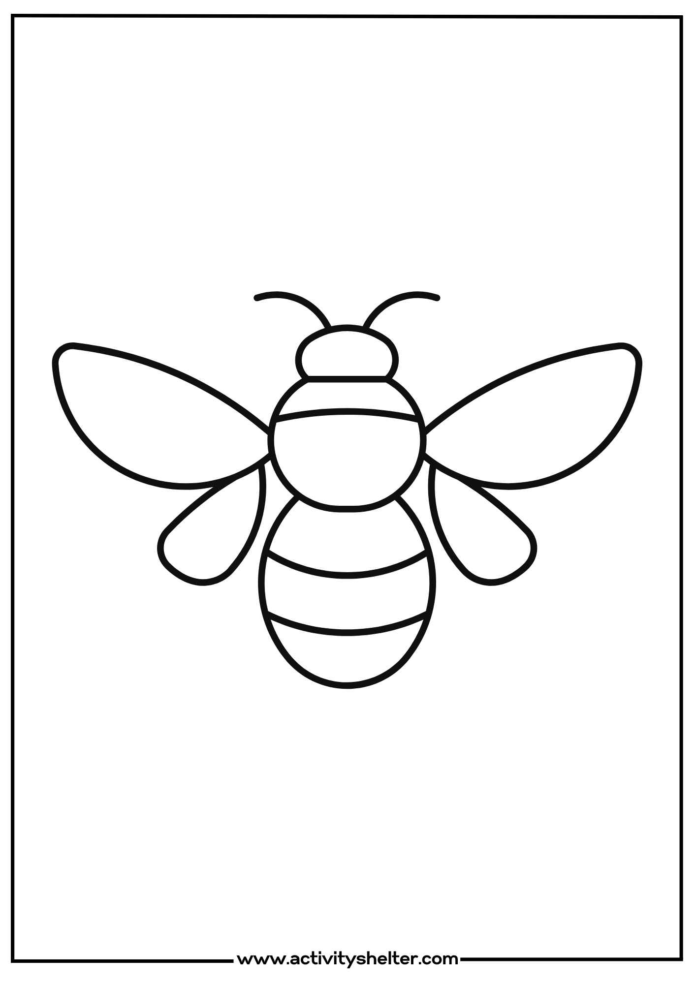 Beehive Template Printable