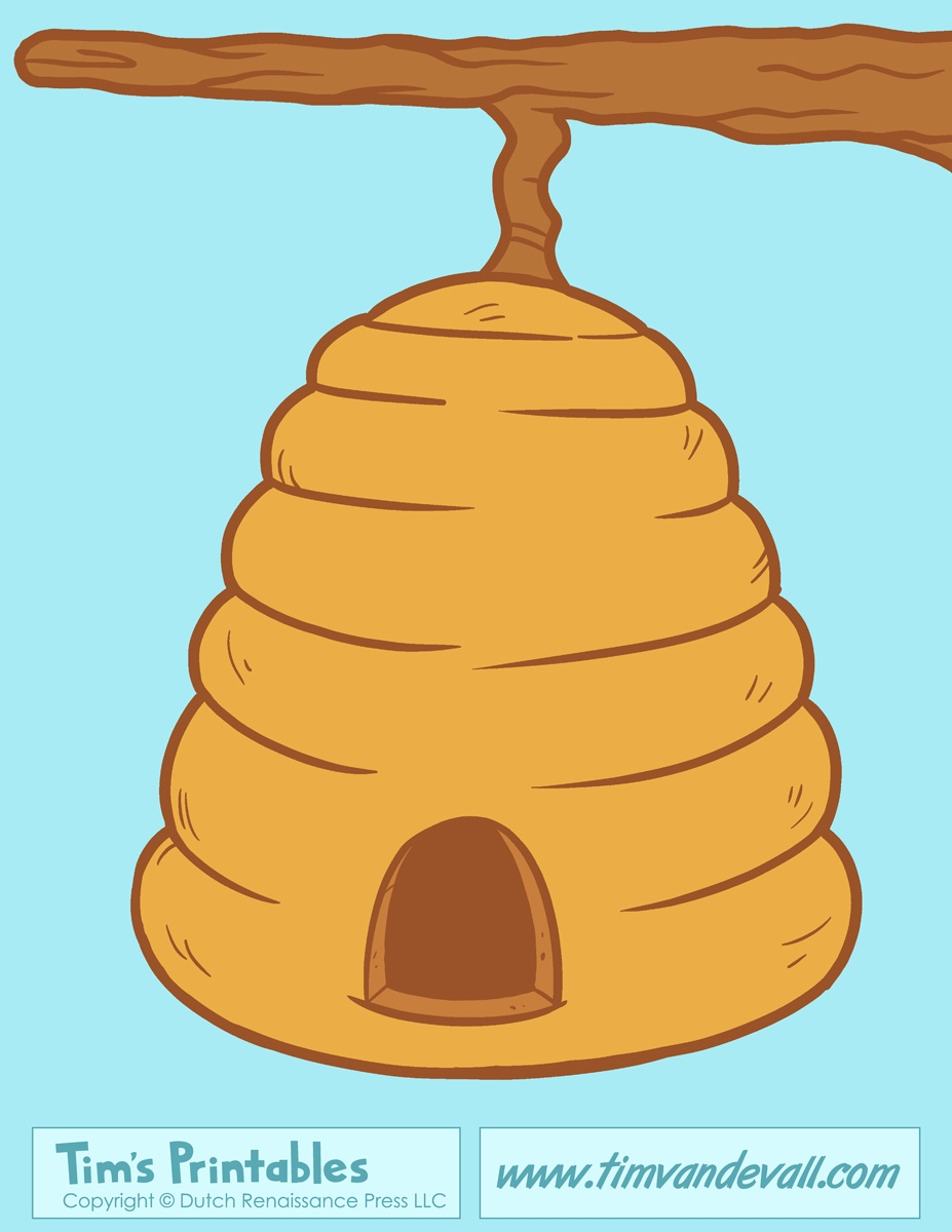 Bee Printable Template