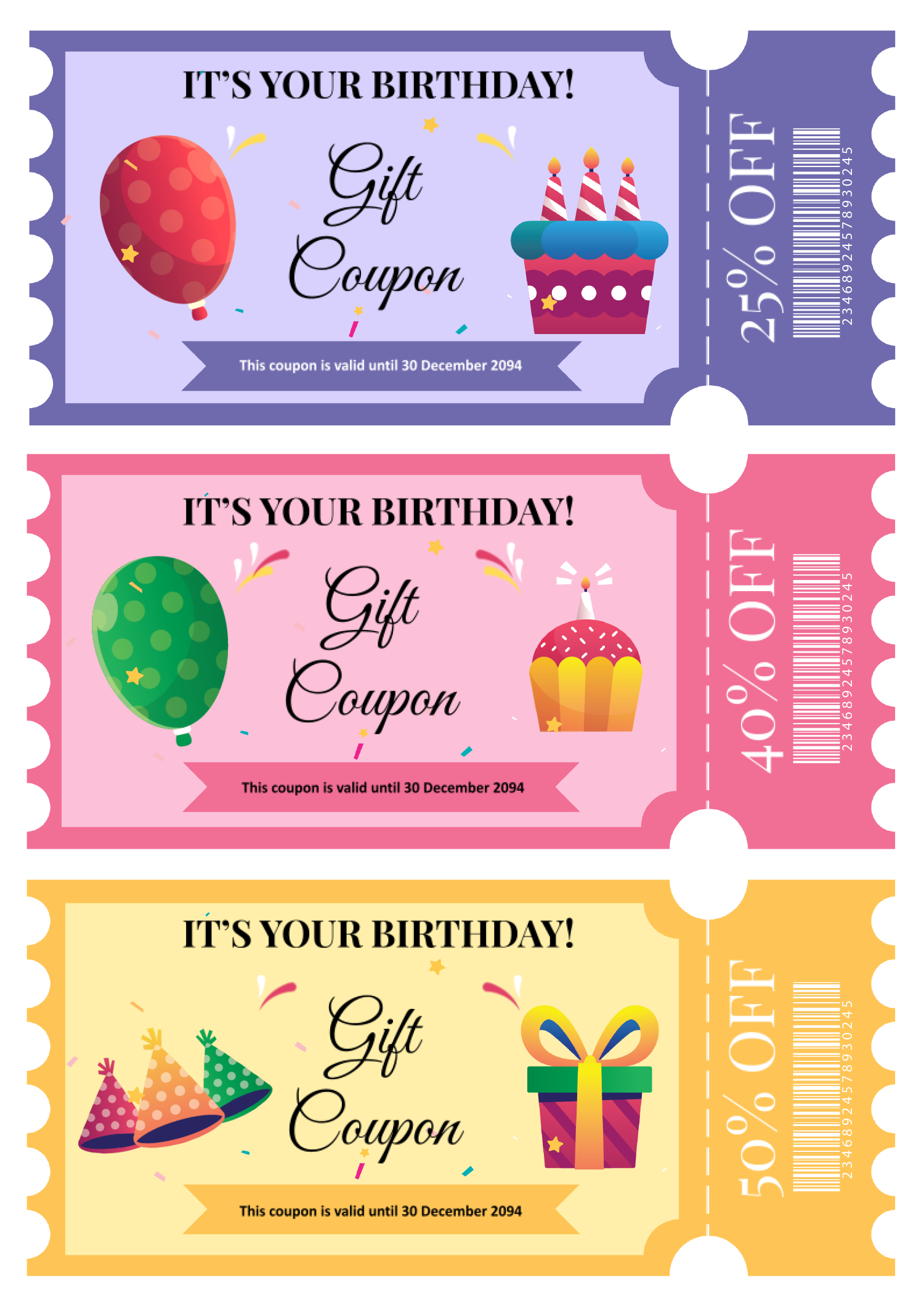 Birthday Discount Coupon Template Word Google Docs Highfile
