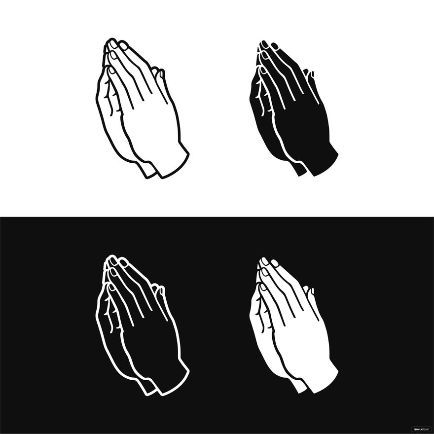 Printable Hands Template