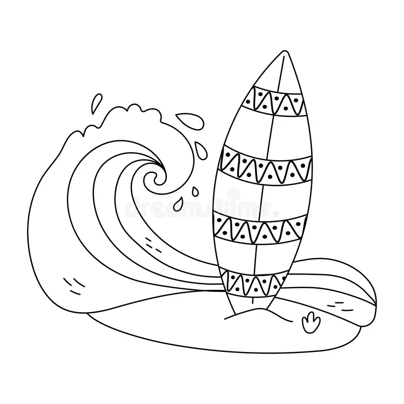 Black White Surfboard Stock Illustrations 3 737 Black White Surfboard Stock Illustrations Vectors Clipart Dreamstime