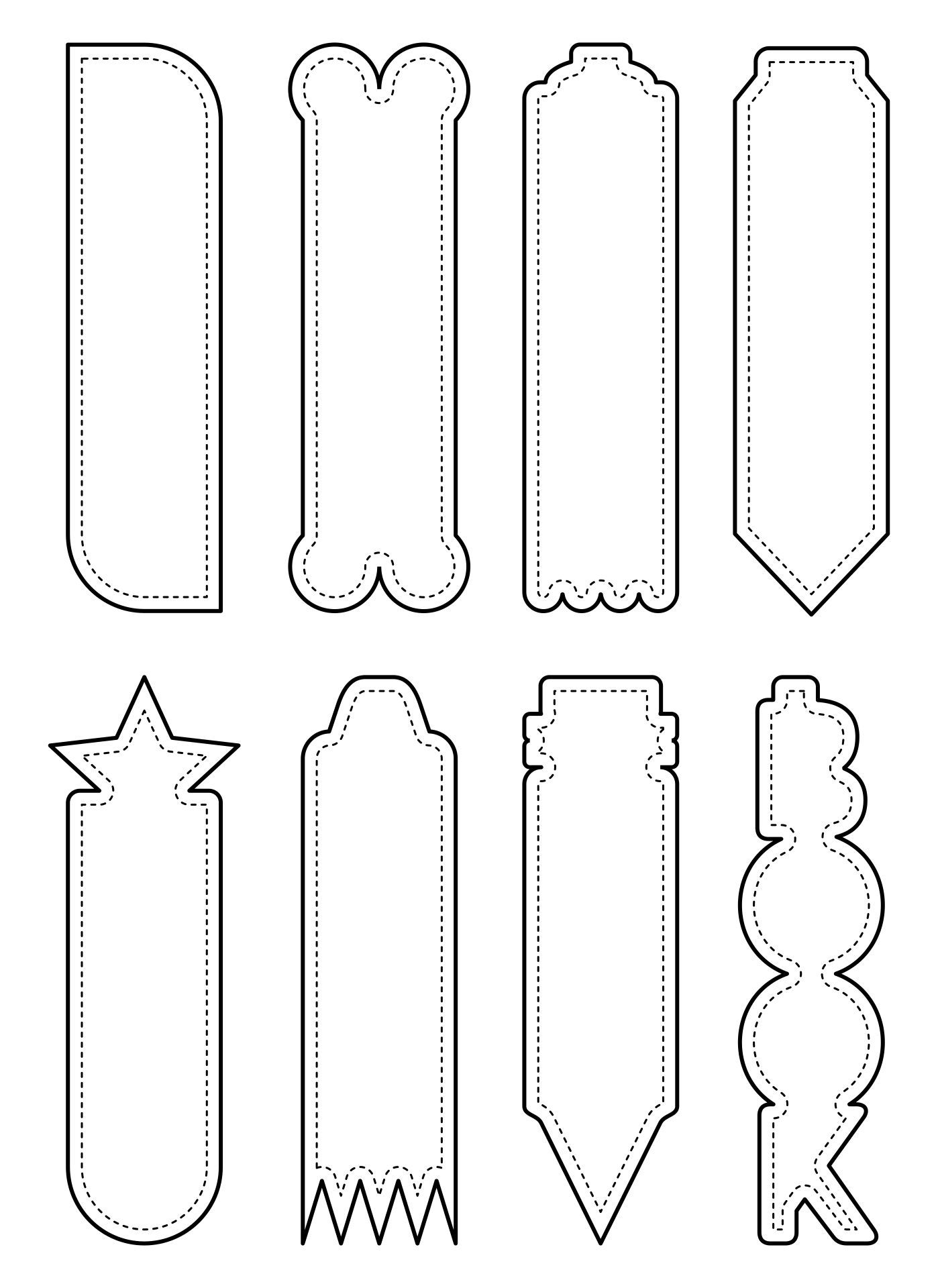 Printable Bookmark Templates