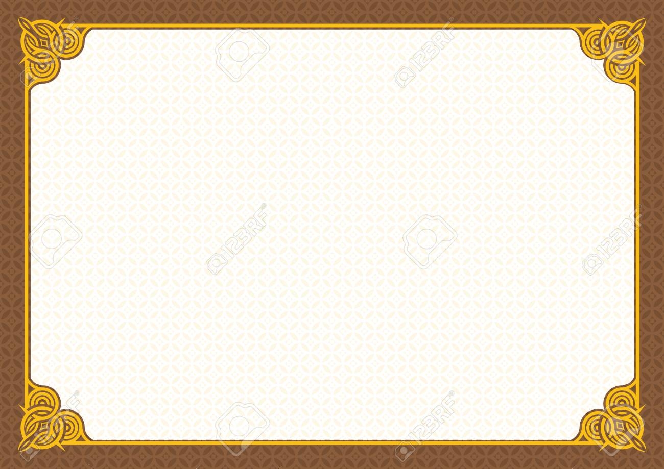 Blank Certificate Template Royalty Free SVG Cliparts Vectors And Stock Illustration Image 80860153 