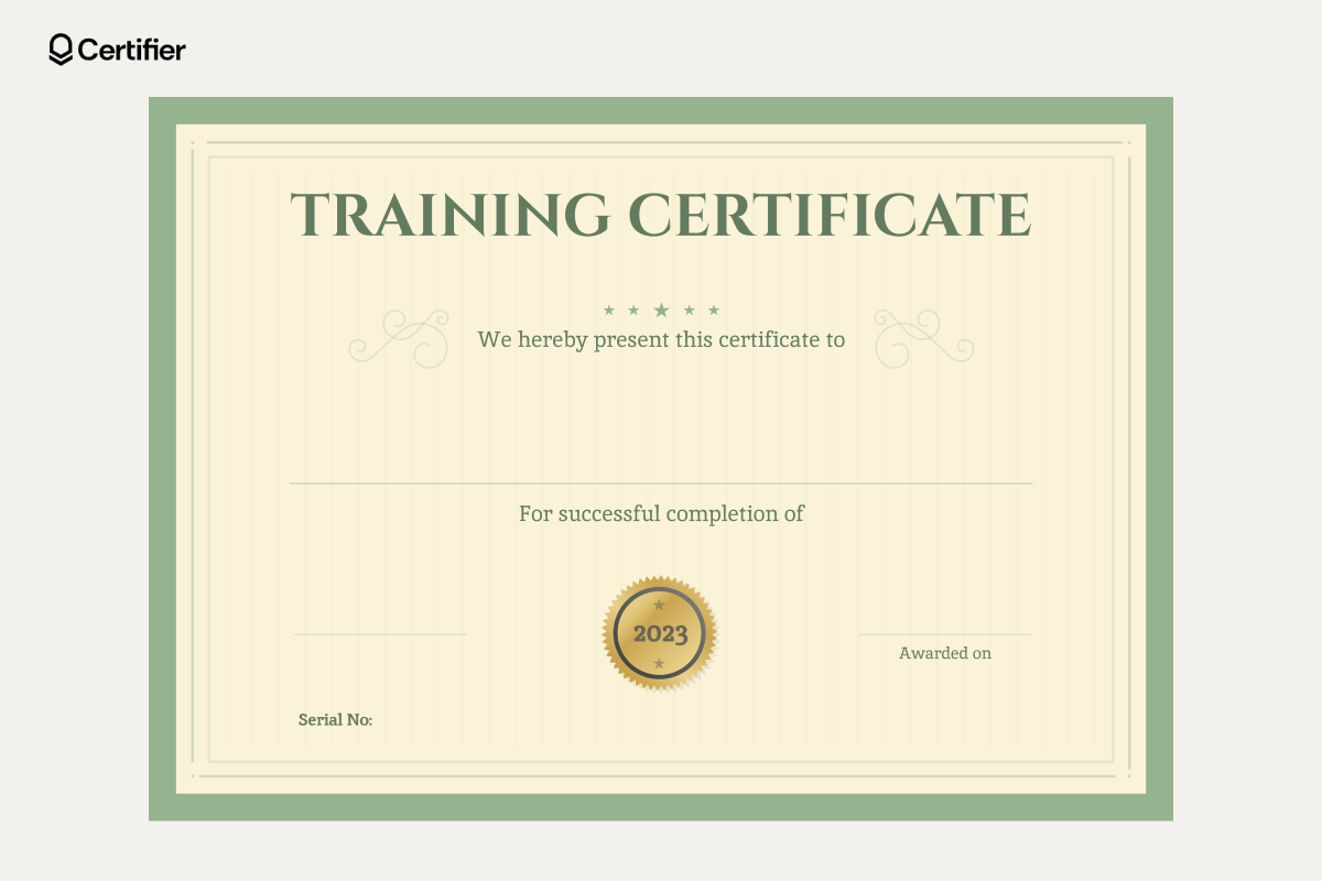 Blank Certificate Templates To Fill Out