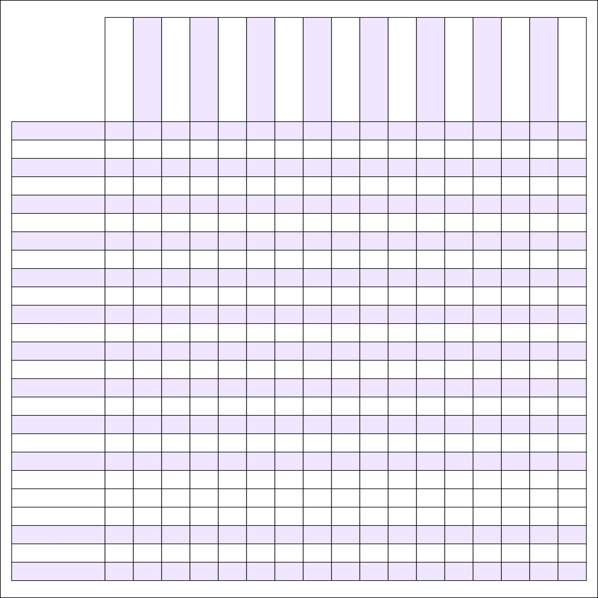 Free Printable Blank 6 Column Chart Template