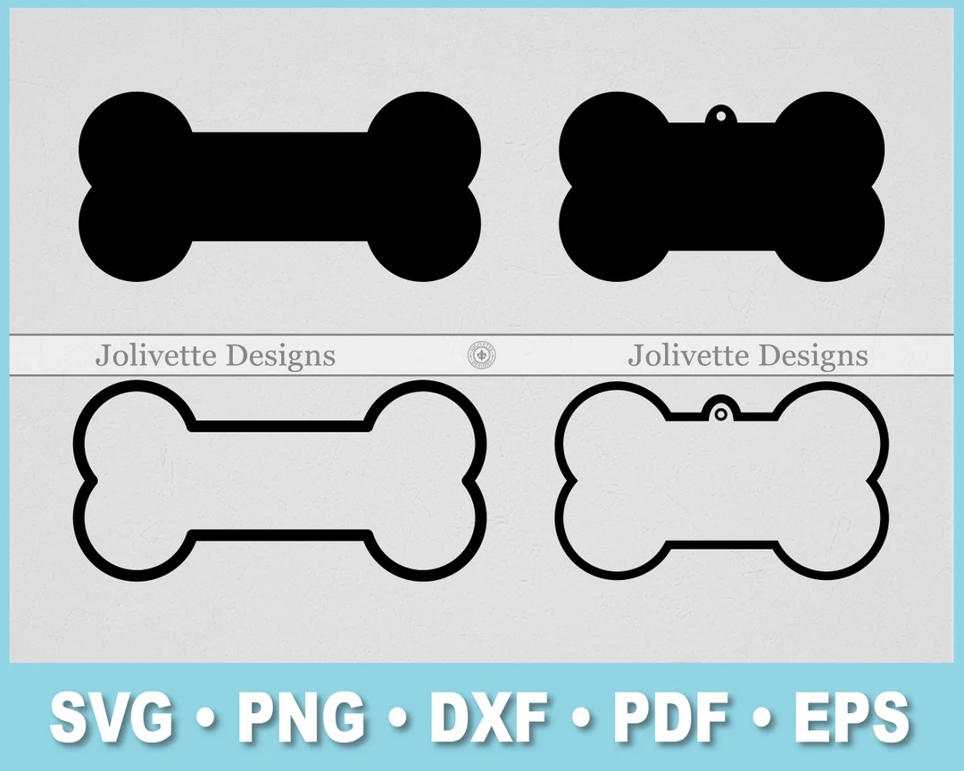 Printable Dog Bone Template