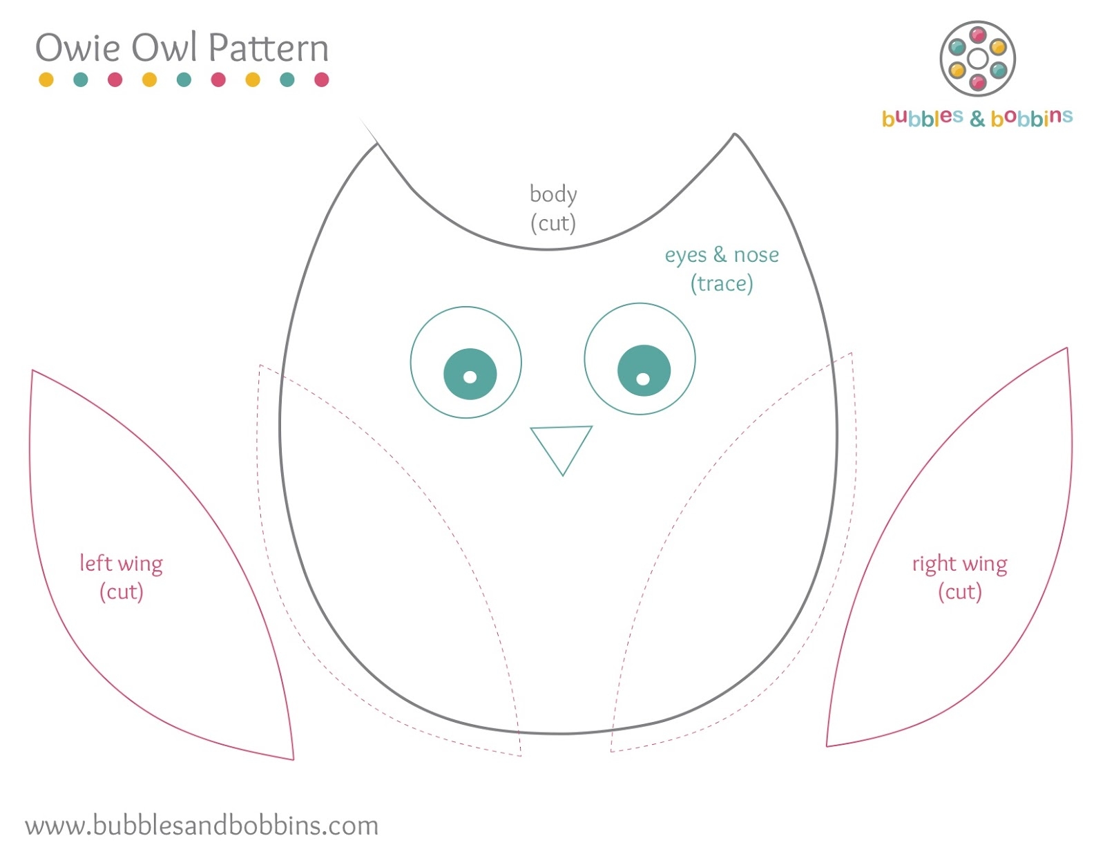 Bubbles bobbins Owie Owl Booboo Bear Tutorial