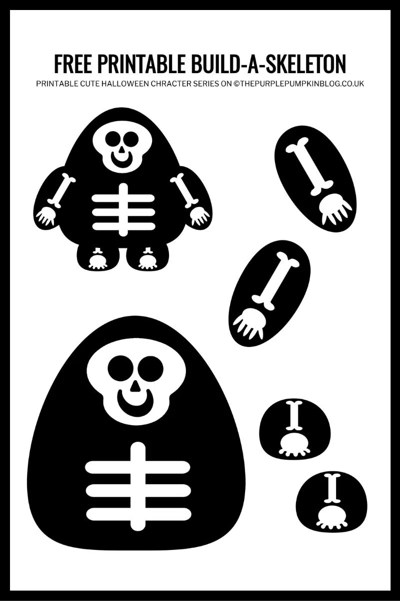 Skeleton Template Printable