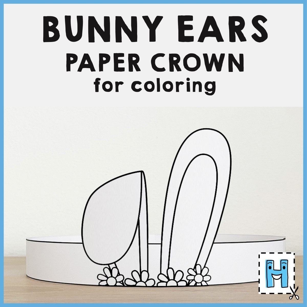 Bunny Ears Easter Paper Crown Headband Printable Coloring Spring Craft Activity Made By Teachers