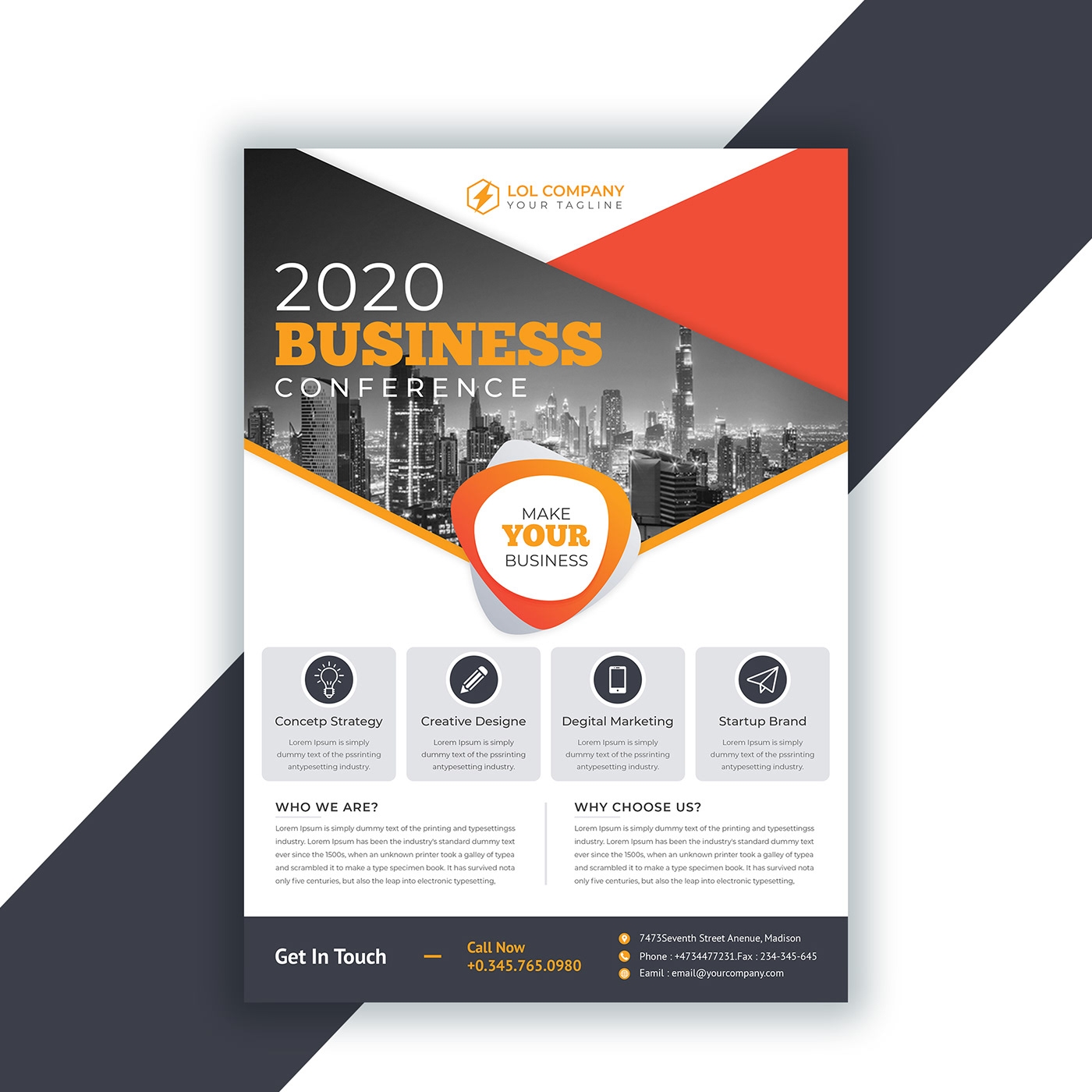 Business Conference Flyer Template Behance Business Conference Flyer Template Behance