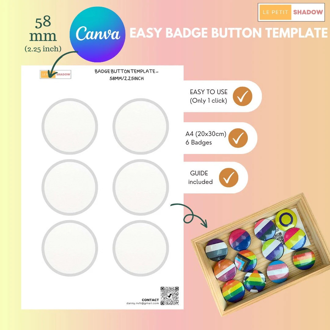 Printable Button Template