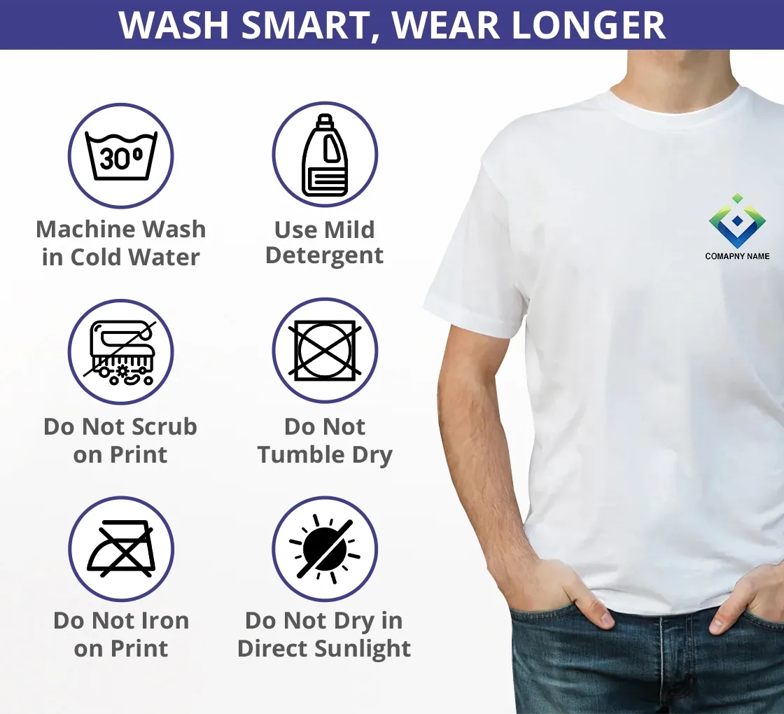 Buy Men s Crew Neck Printed Organic T shirt Get 20 Off BannerBuzz CA