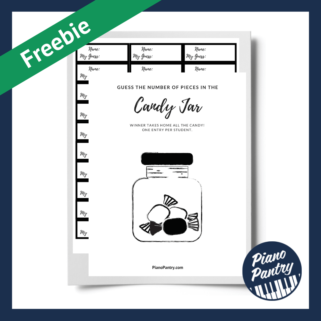 Printable Candy Jar Guessing Game Template Printable Candy Jar Guessing Game Template