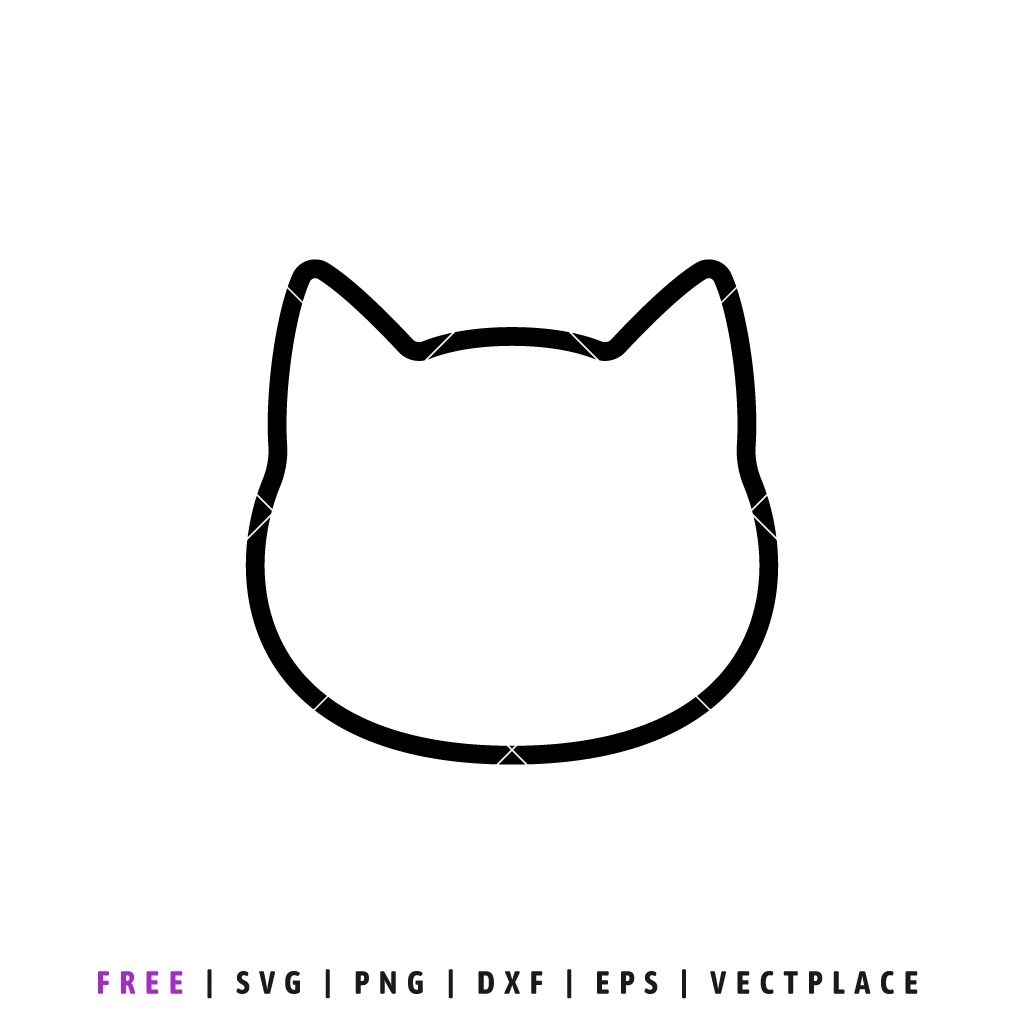 Cat Head Outline Free Printable Cat Head Templates