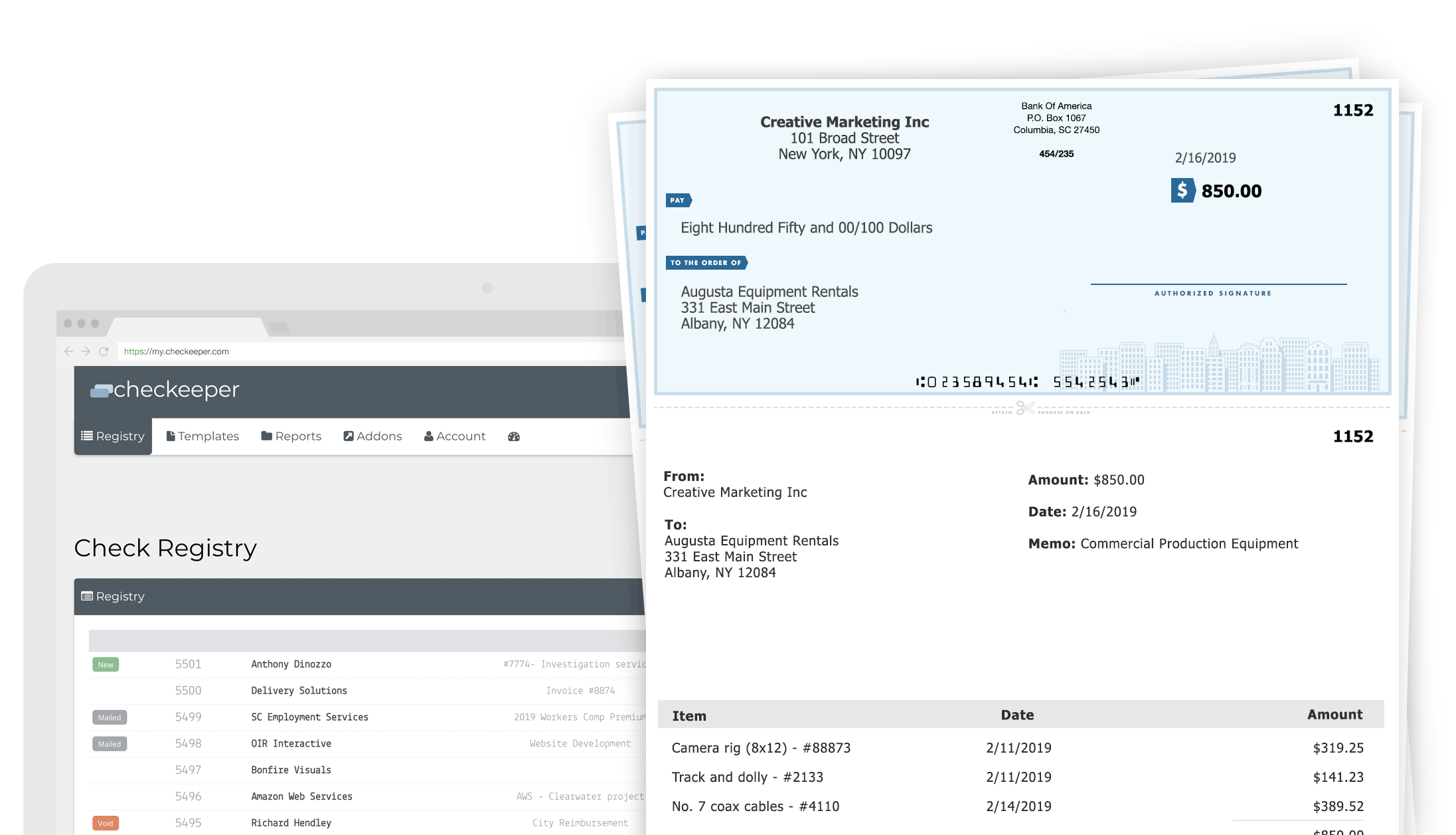 Checkeeper Online Check Printing Software Checkeeper Online Check Printing Software
