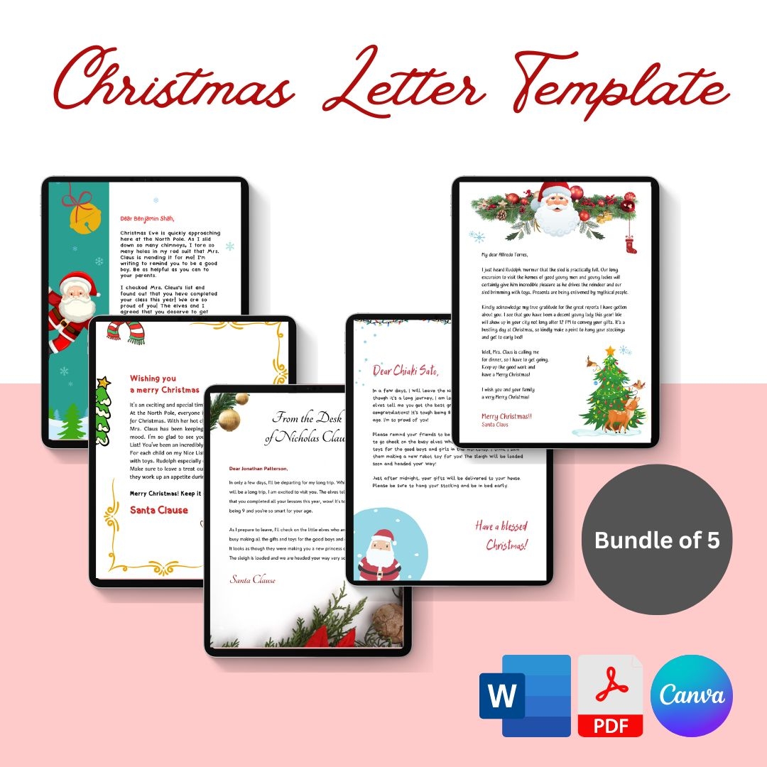 Christmas Letter Sample Template With Examples Word 
