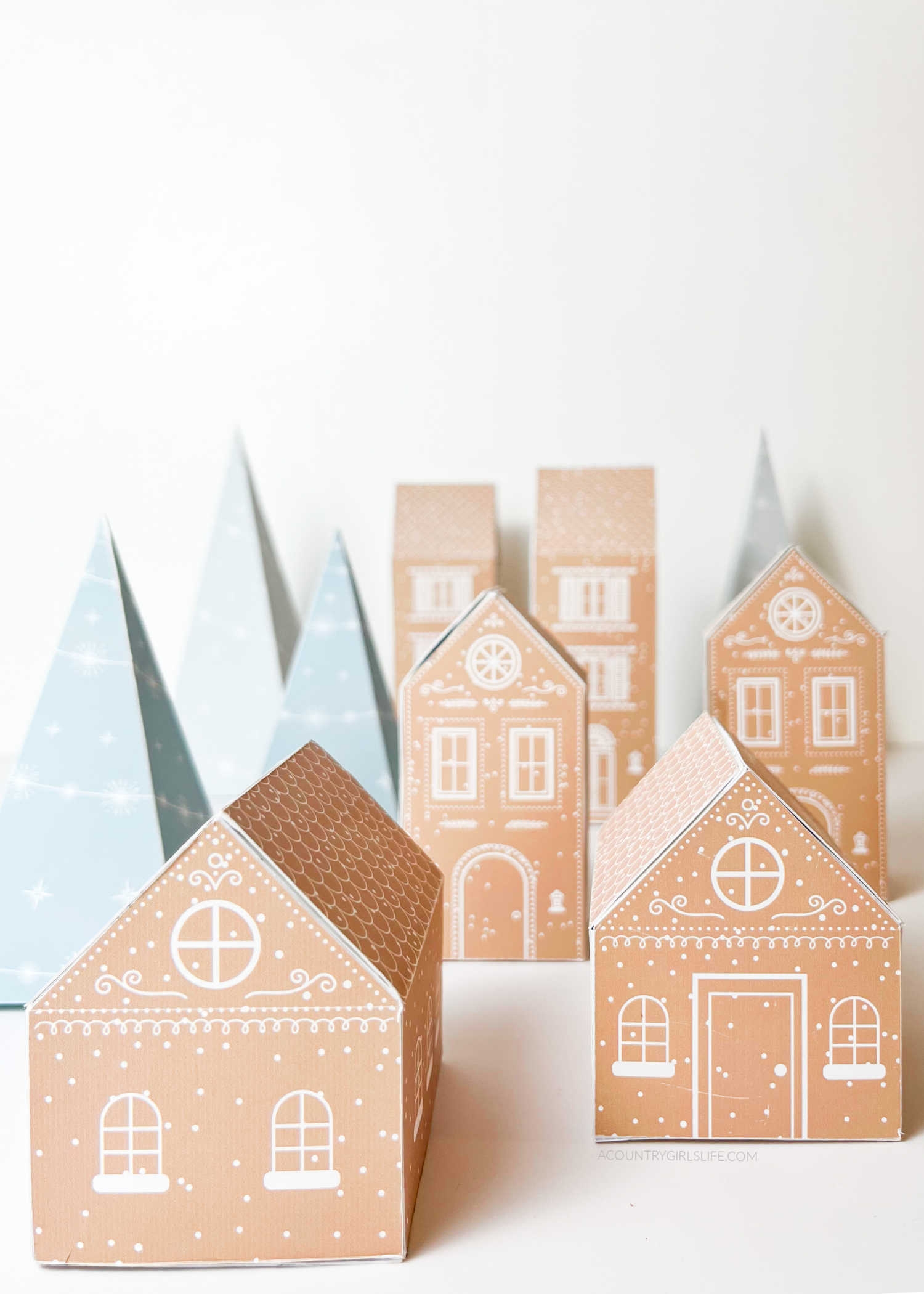 Downloadable Paper House Template Printable Downloadable Paper House Template Printable