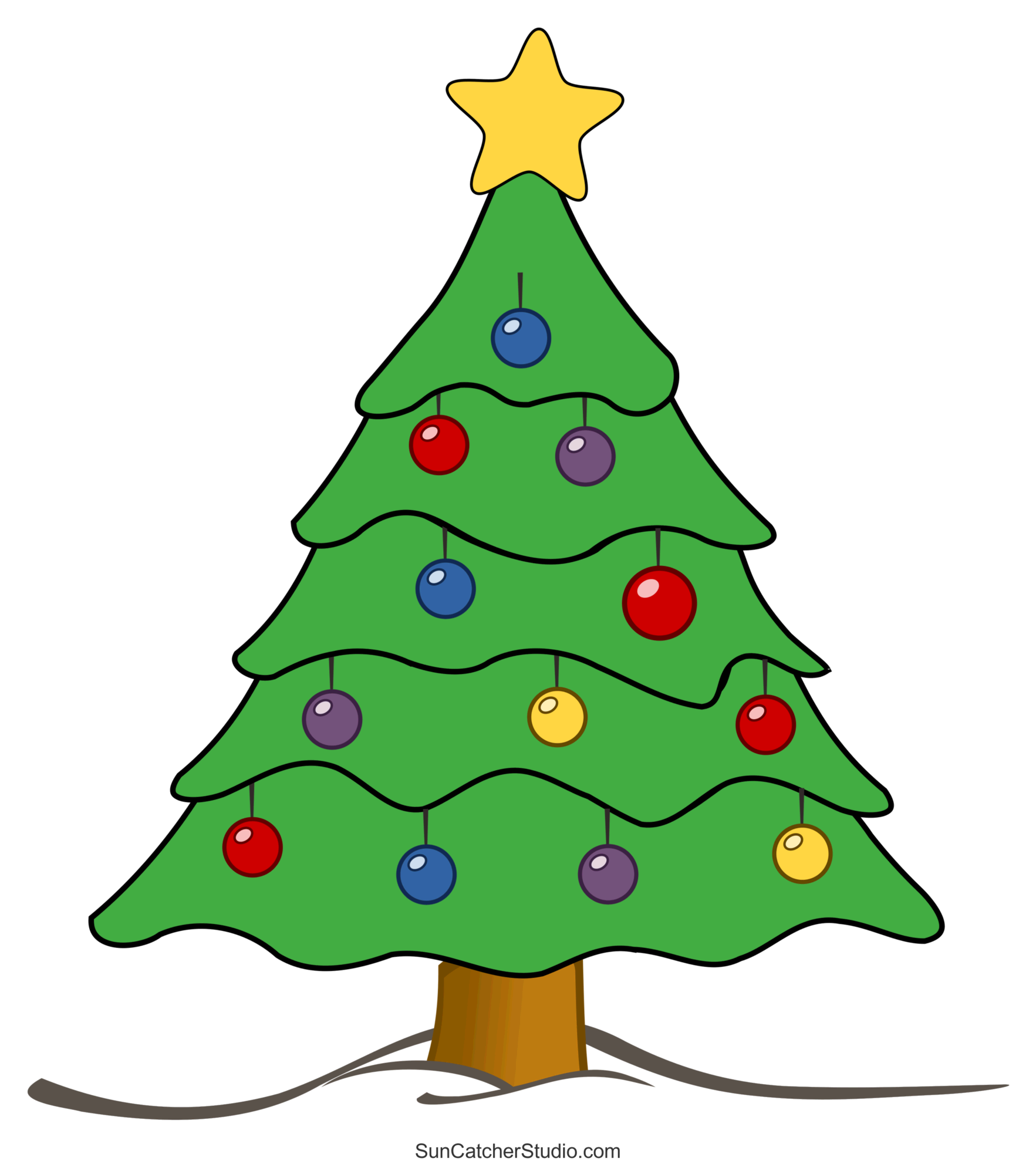 Christmas Tree Templates And Stencils Free Printable Patterns Free Printables Monograms Design Tools Patterns DIY Projects