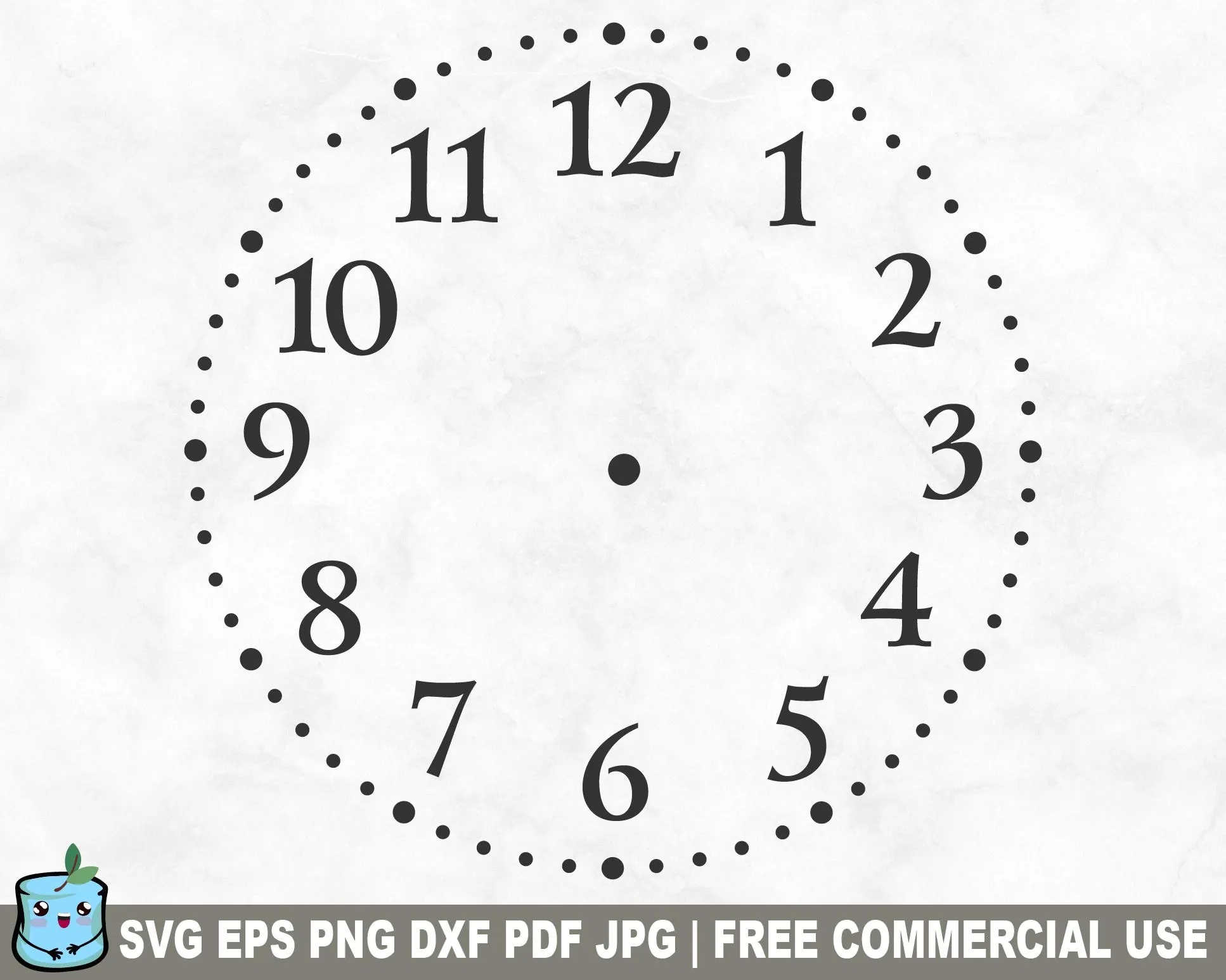 Printable Clock Template