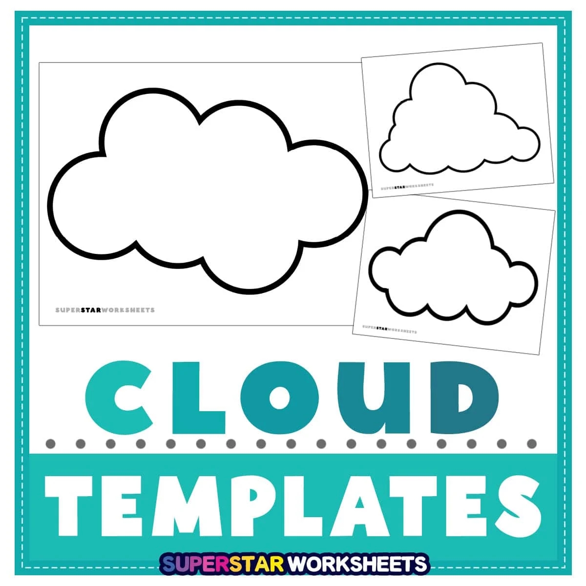 Printable Clouds Templates