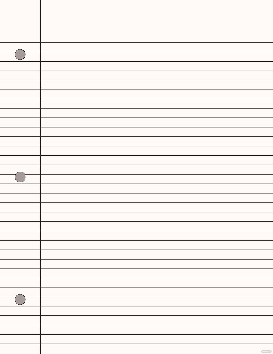 College Notebook Paper Template In Illustrator Pages PSD Word PDF Google Docs Download Template