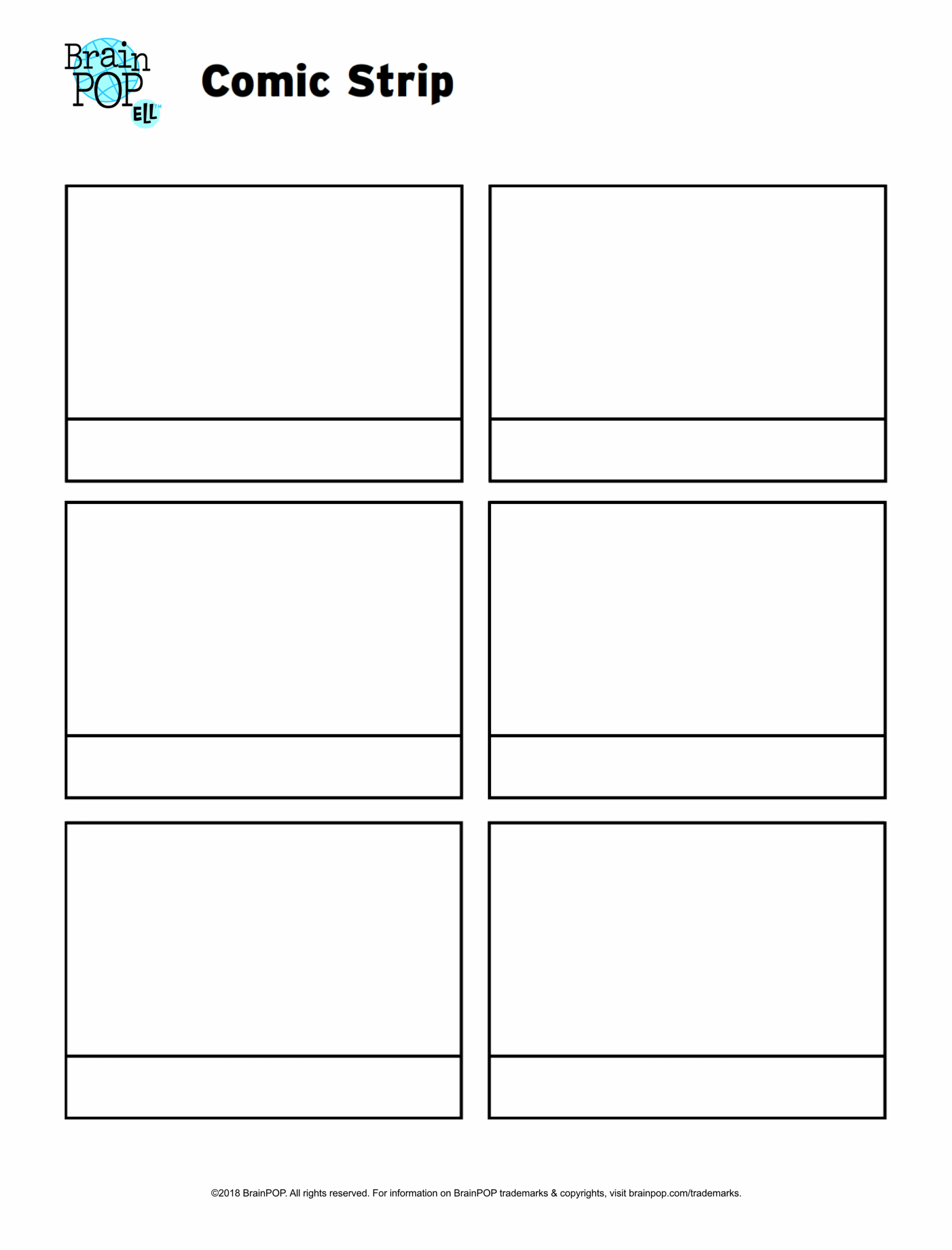 Comic Strip Activity BrainPOP Educators