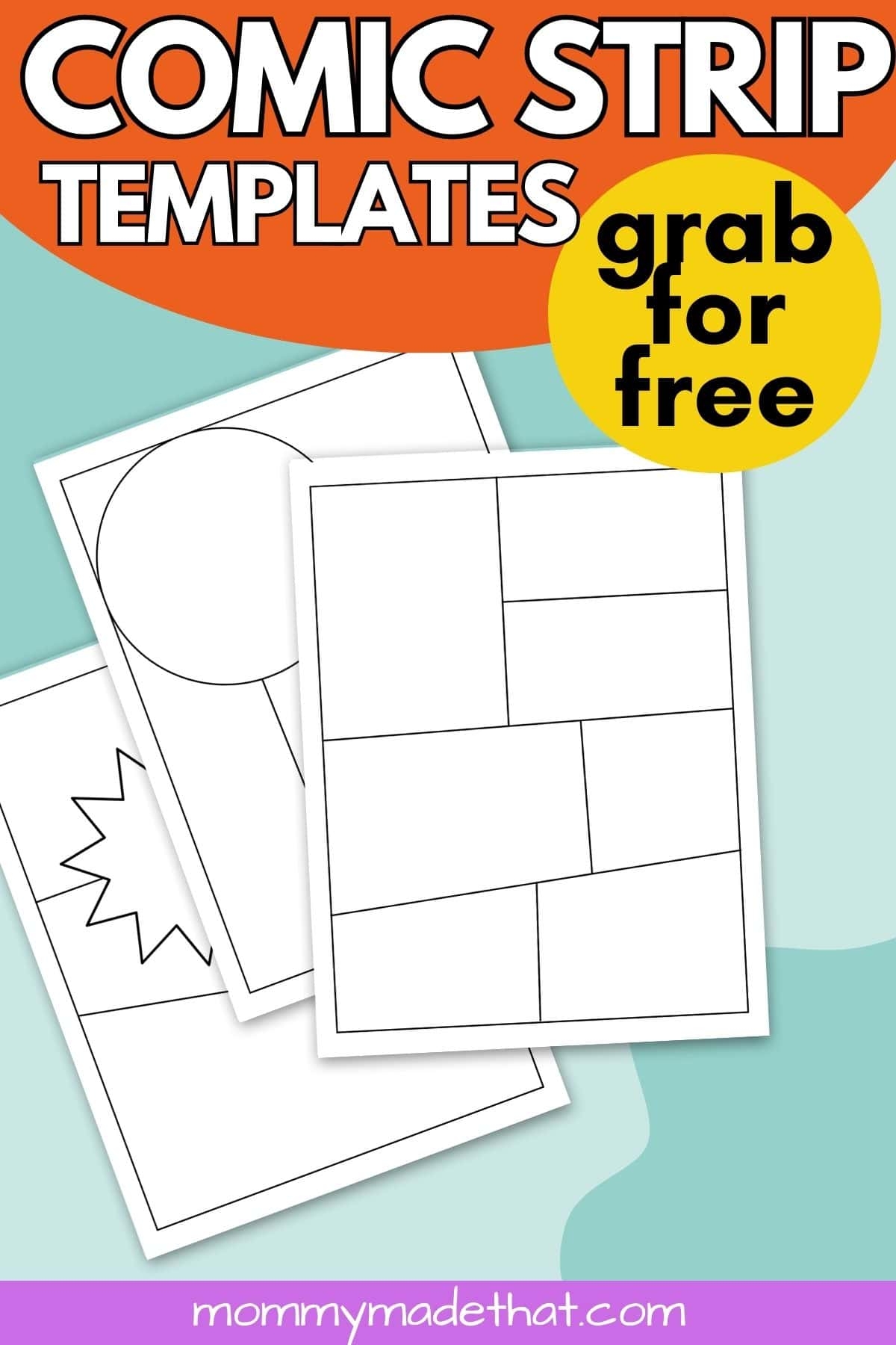 Comic Strip Template Free Printable
