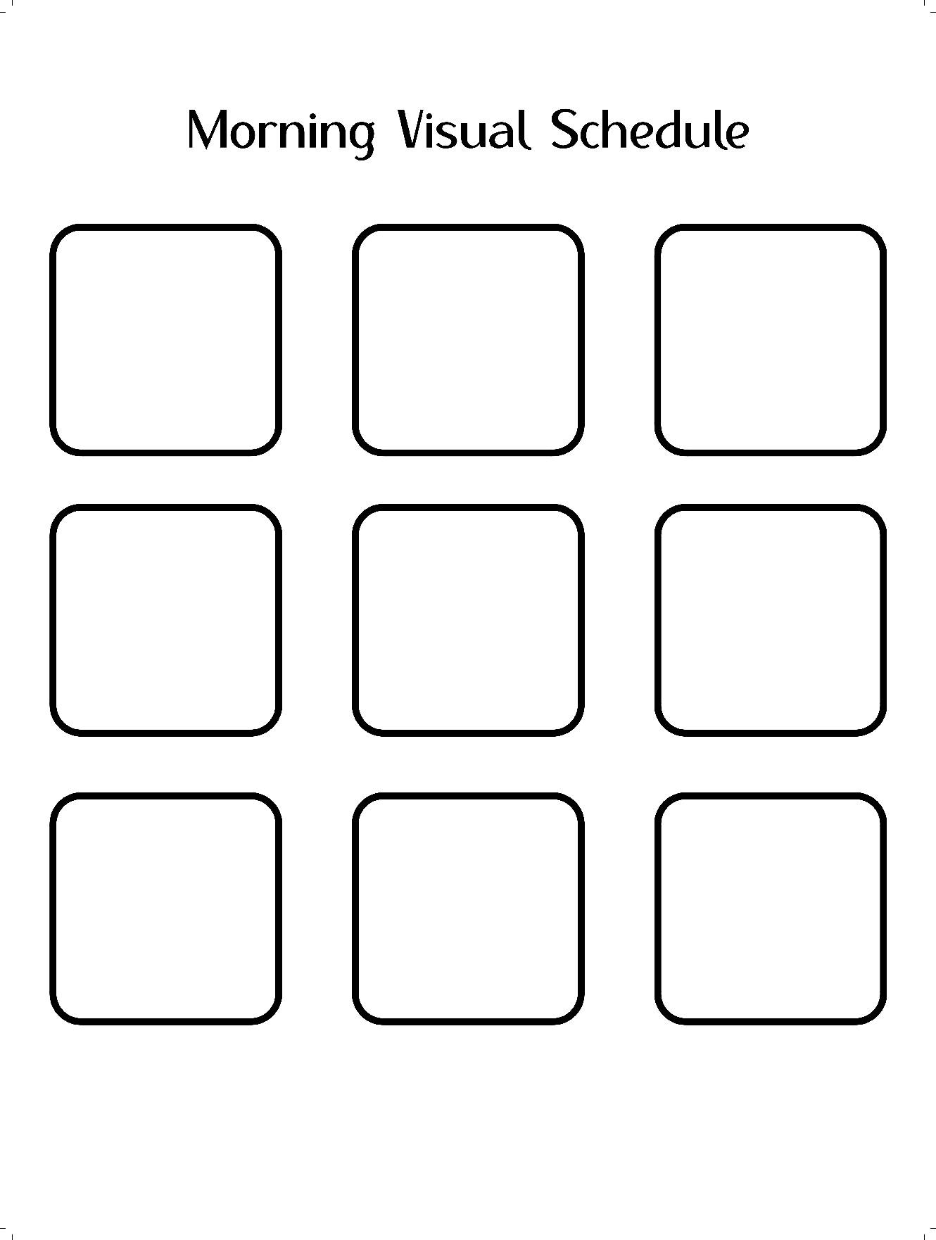 Comprehensive Visual Schedules PECS Premade Schedules Templates 