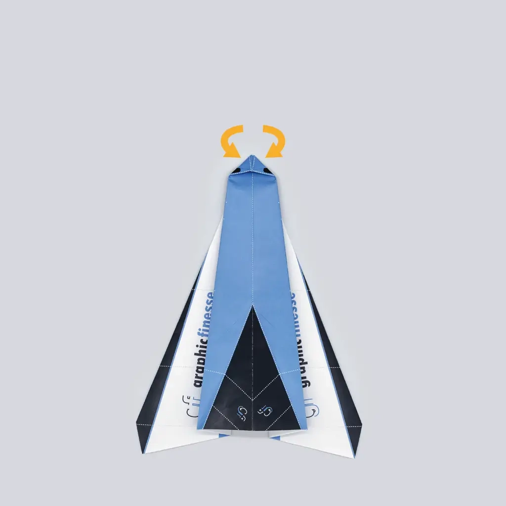 Printable Paper Airplane Folding Template Printable Paper Airplane Folding Template