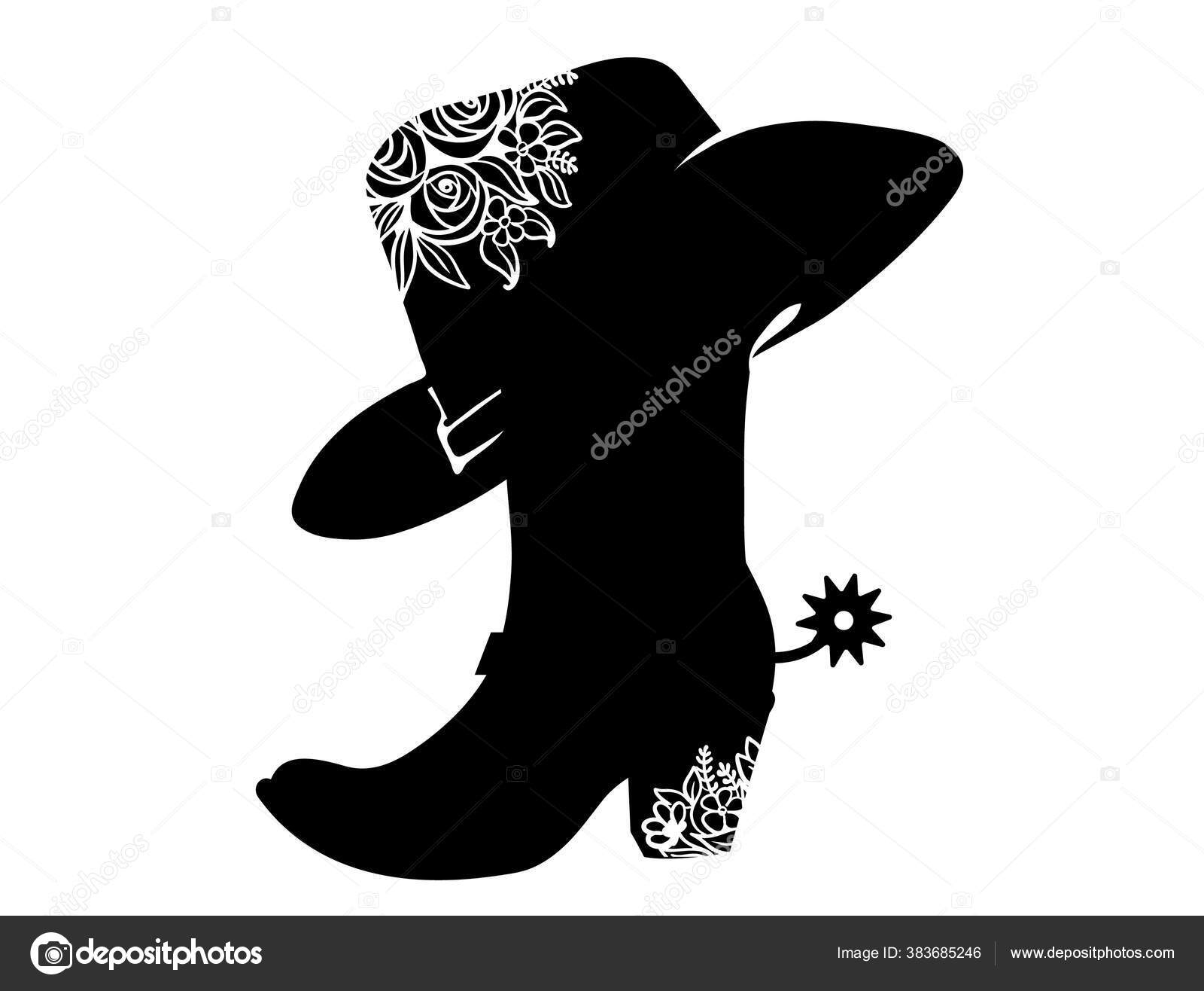 Printable Cowboy Boot Template