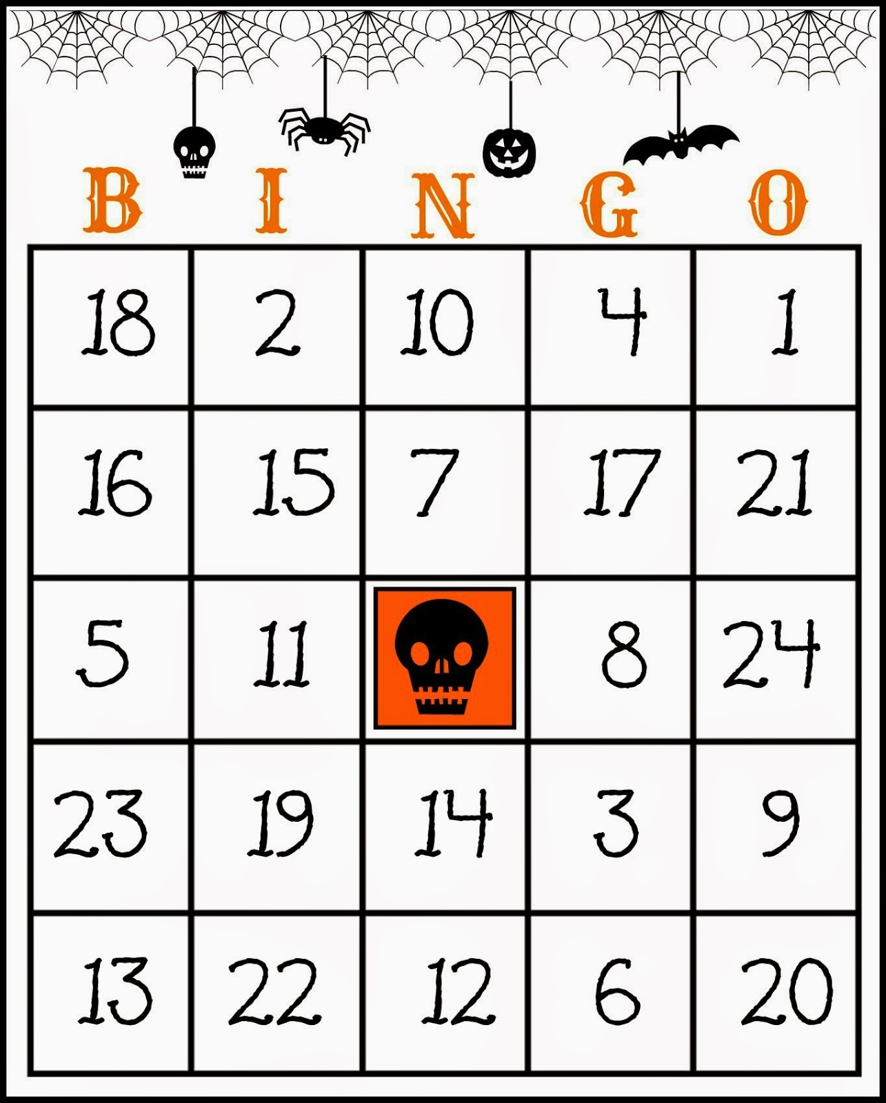 Crafty In Crosby Free Printable Halloween Bingo Game Crafty In Crosby Free Printable Halloween Bingo Game