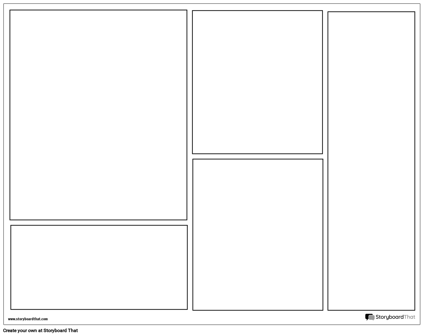 Create Graphic Novel Templates With Storyboard That Customize Layouts Digitally Or Print Them For Your Students Creative Projects 