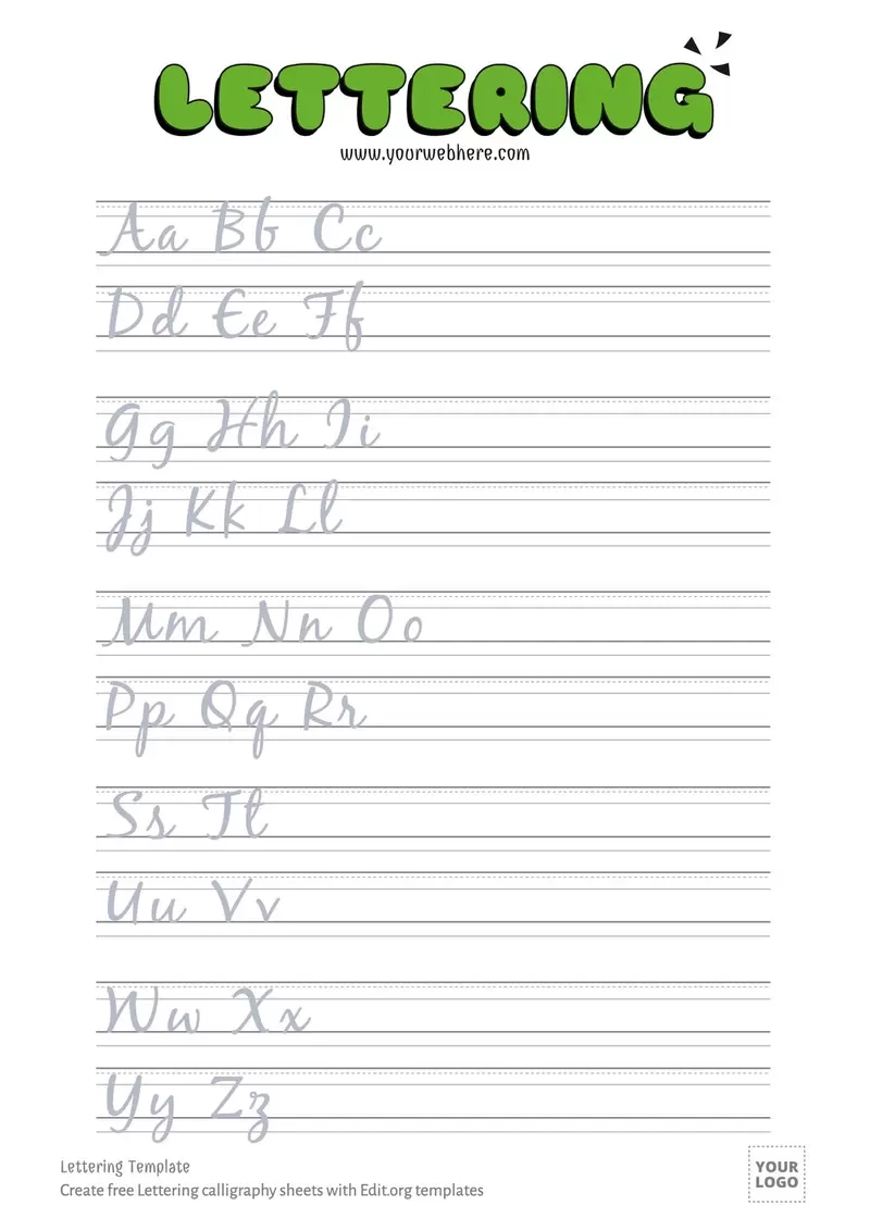 Create Letter Tracing Worksheets With Free Templates Create Letter Tracing Worksheets With Free Templates
