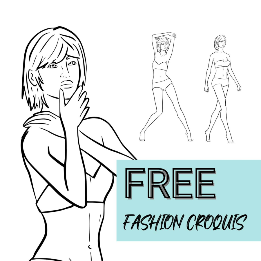 Printable Fashion Design Templates