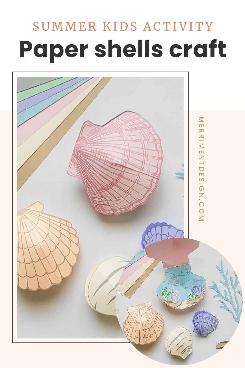 Seashell Printable Template