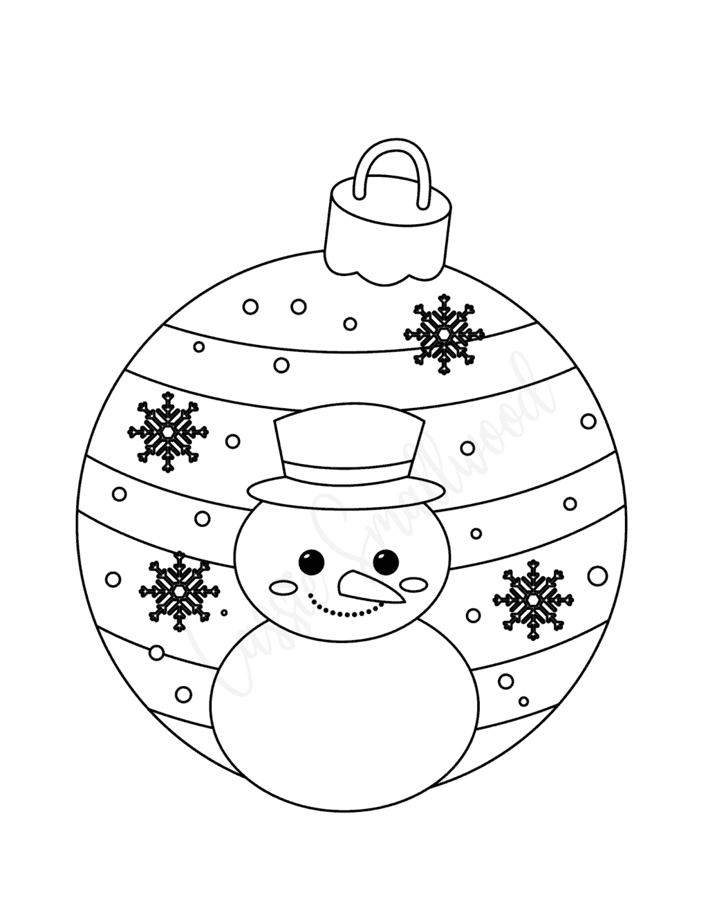 Ornaments Template Printable