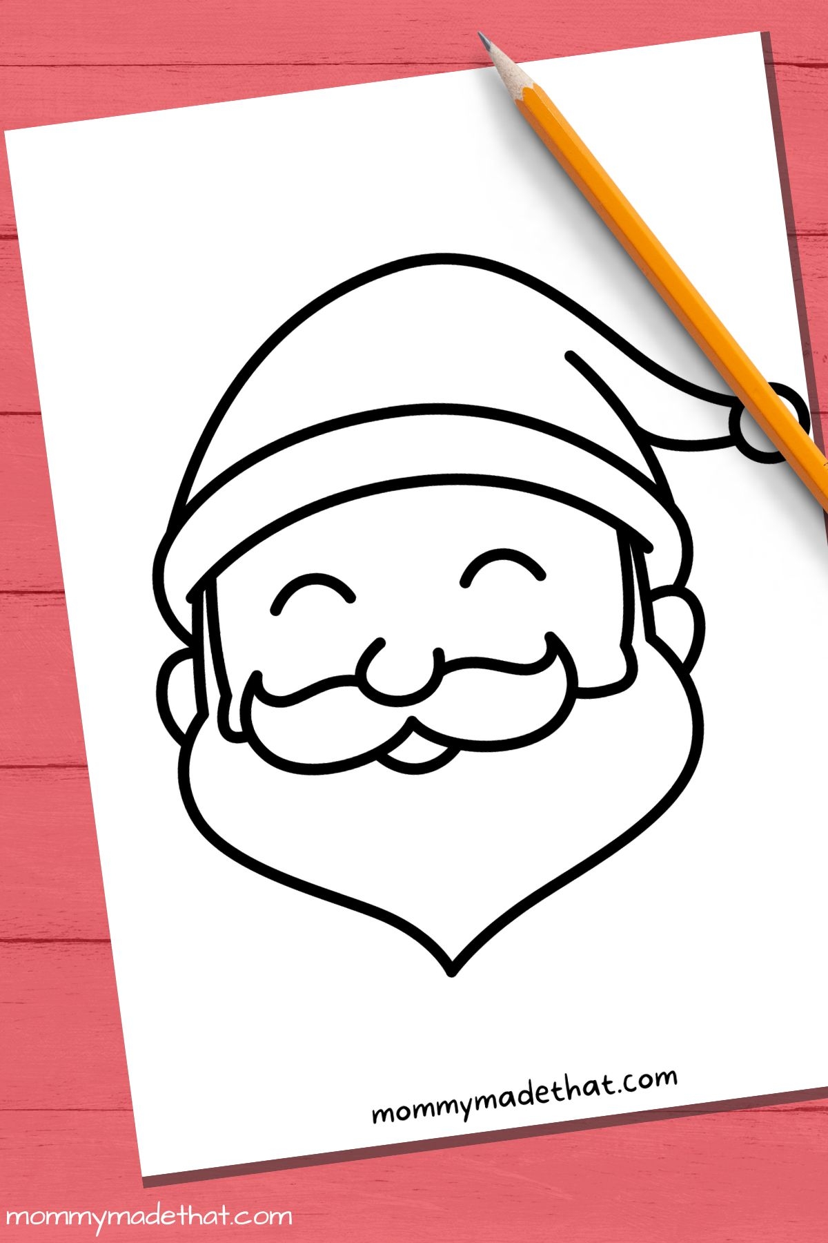 Santa Face Printable Template