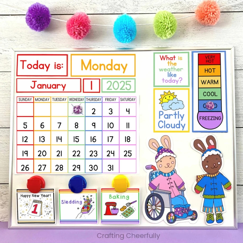 DIY Children s Calendar Free Calendar Printables In Multiple 