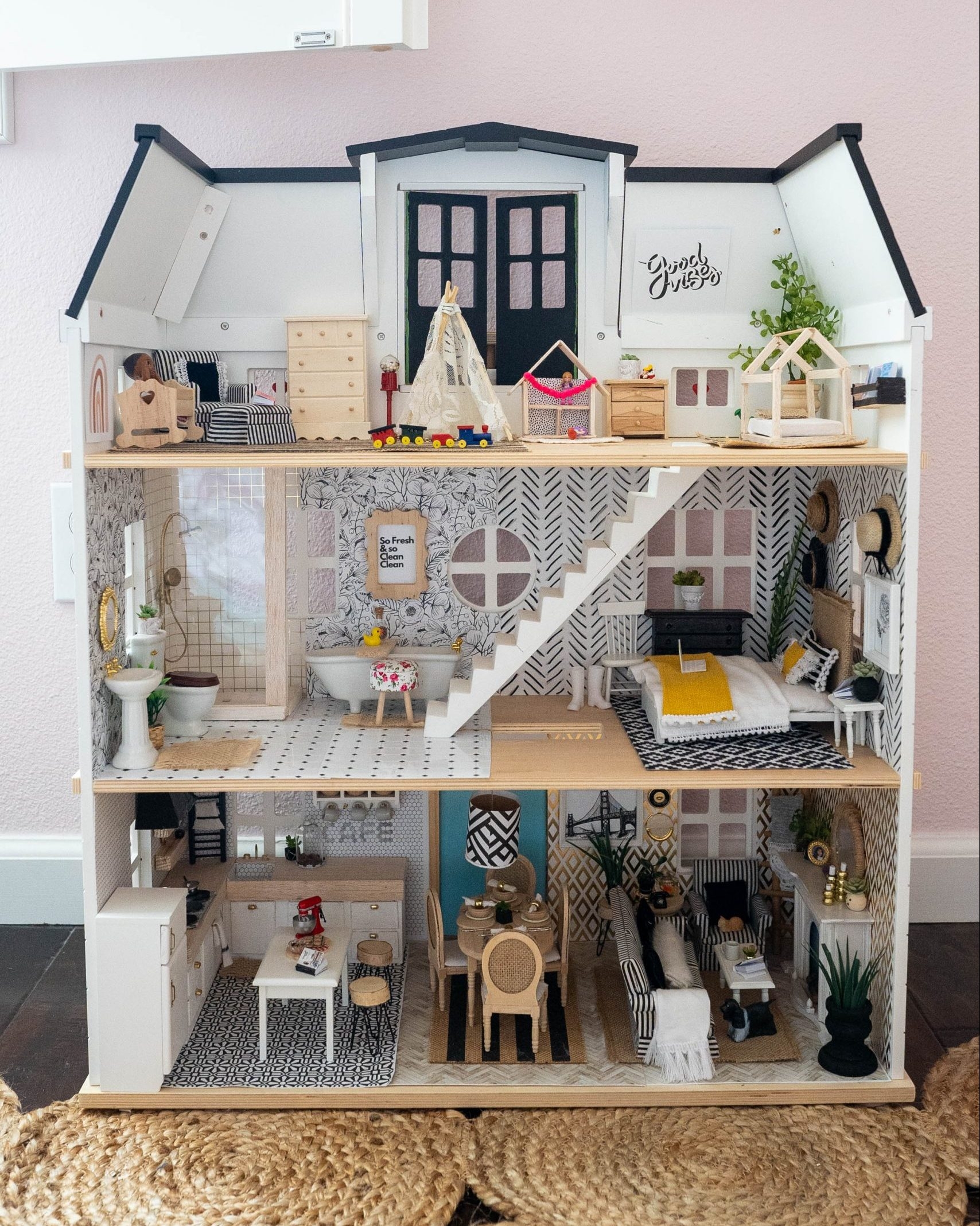 DIY Dollhouse Decor Free Miniature Wallpaper And Tile Printables Treehouse Threads DIY Dollhouse Decor Free Miniature Wallpaper And Tile Printables Treehouse Threads