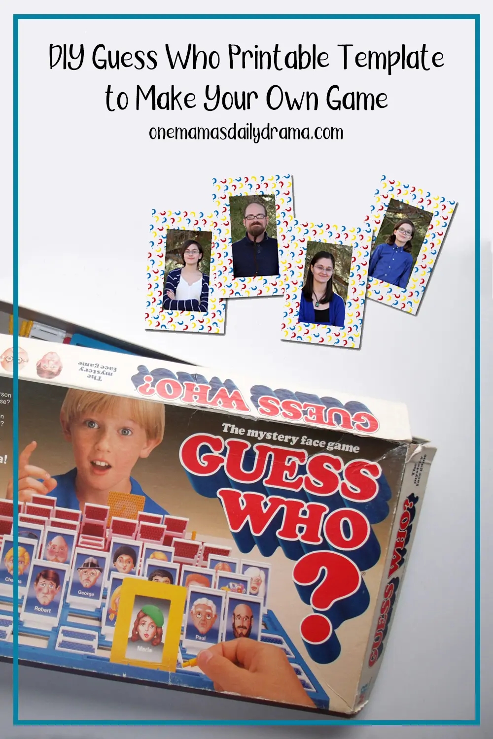 Guess Who Printable Template