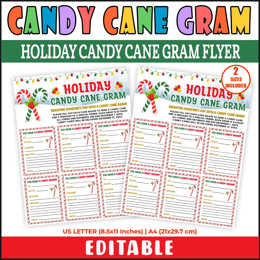 Free Printable Candy Gram Template Free Printable Candy Gram Template
