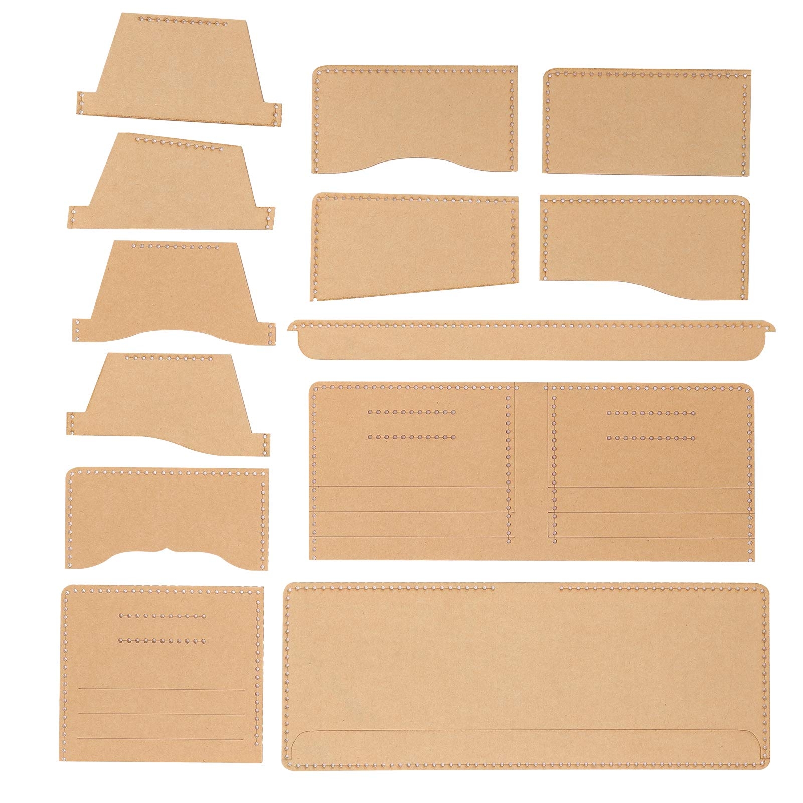 DIY Leather Craft Template Leather Wallet Template Acrylic Wallet Template For DIY Amazon de Home Kitchen